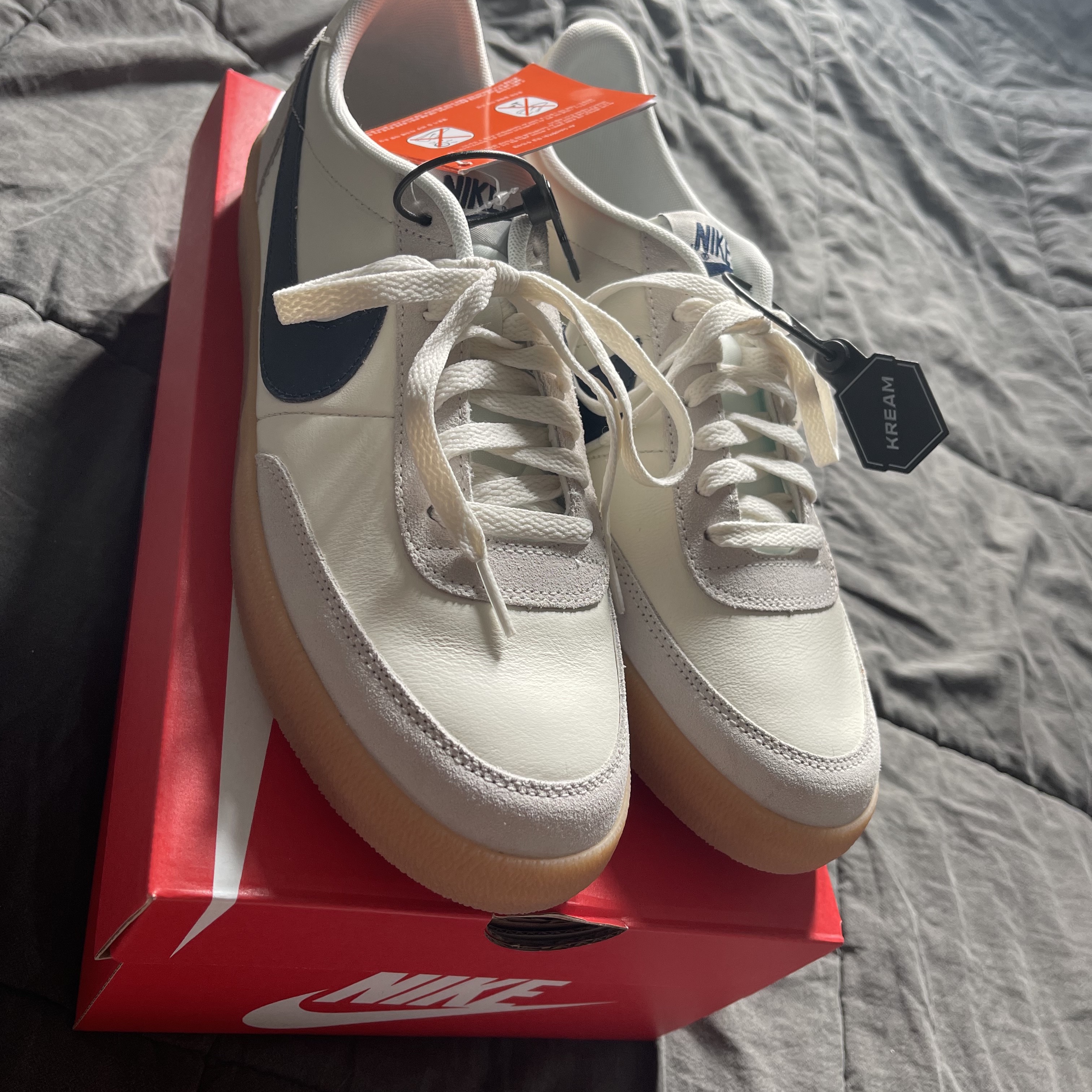 Nike x J.Crew Killshot 2 Sail Midnight Navy 착용 스타일 - 2