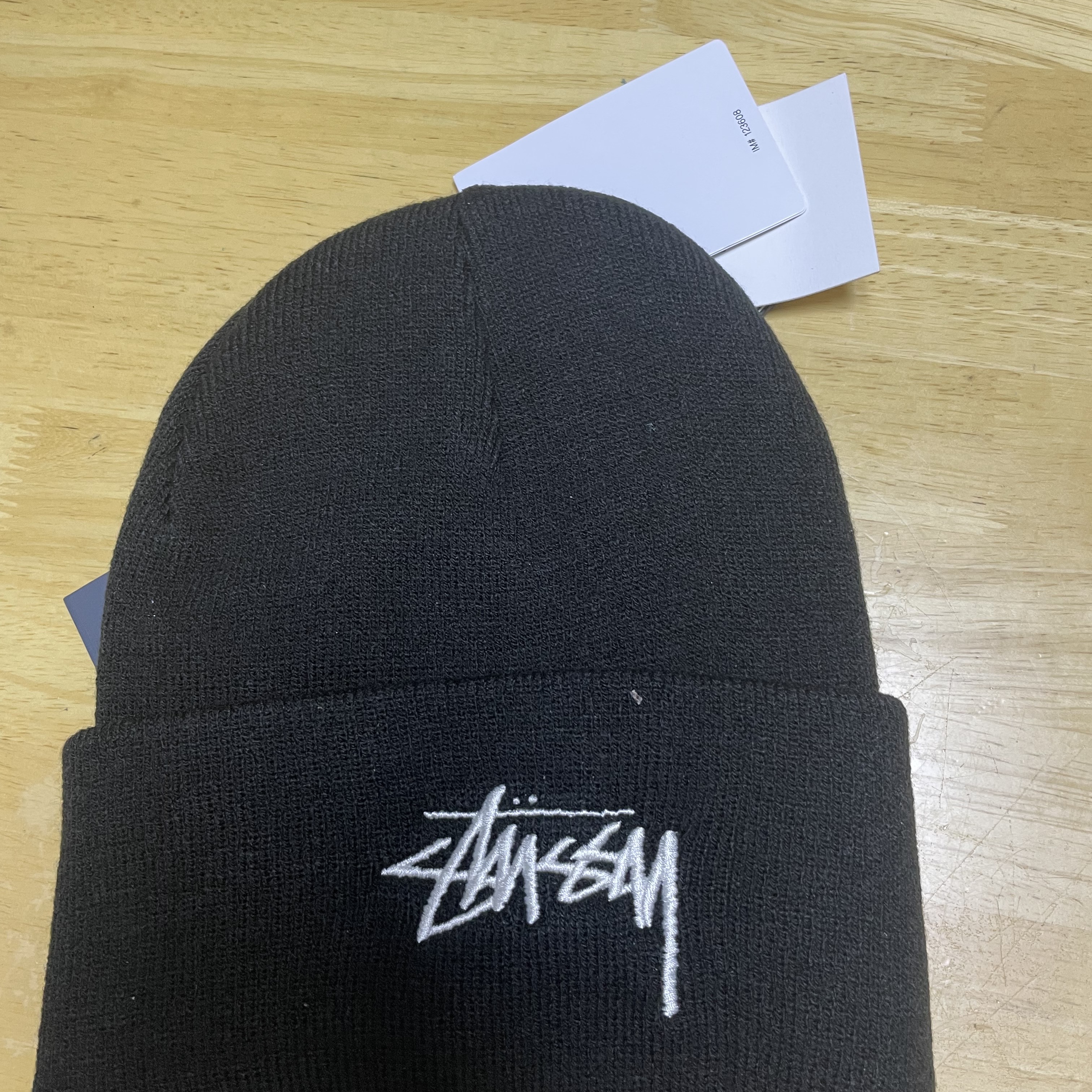 Nike x Stussy Cuff Beanie Black 착용 스타일 - 1
