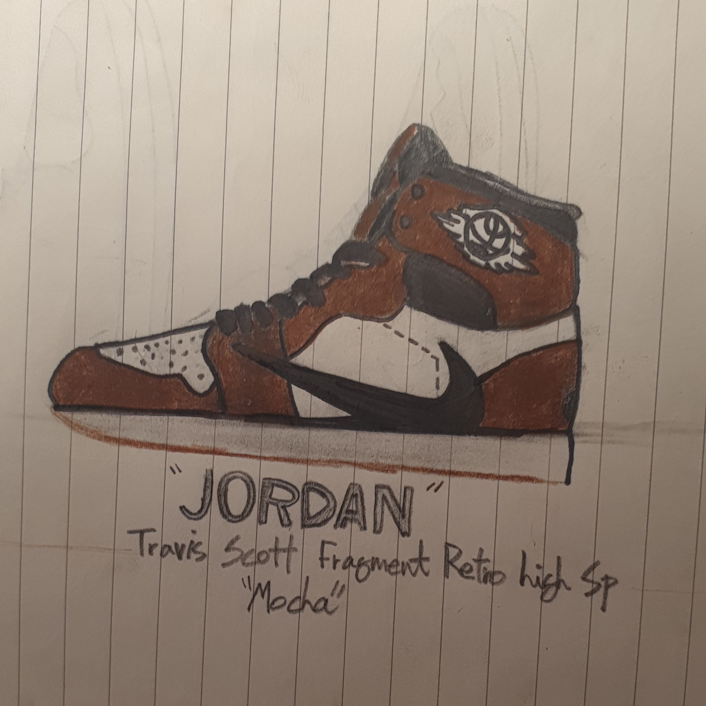 Jordan 1 x Travis Scott Retro High OG SP Mocha 착용 스타일