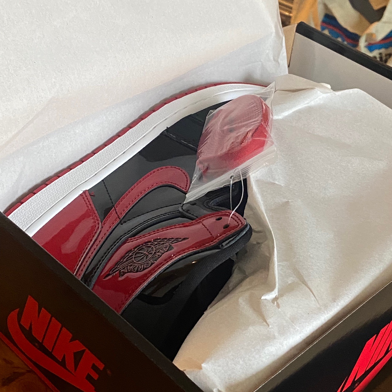 Jordan 1 Retro High OG Patent Bred 착용 스타일