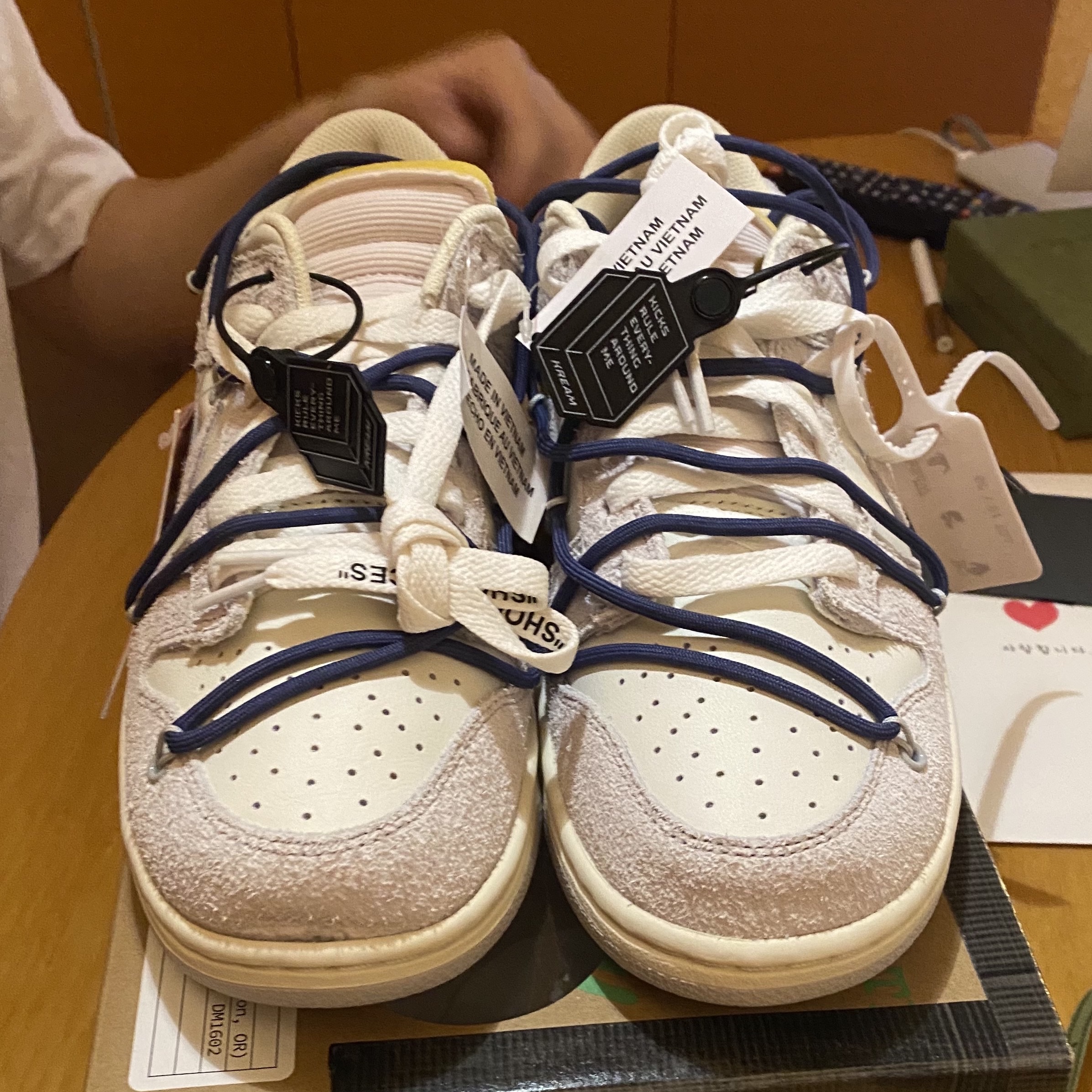 Nike x Off-White Dunk Low The 50 - Lot 18 착용 스타일