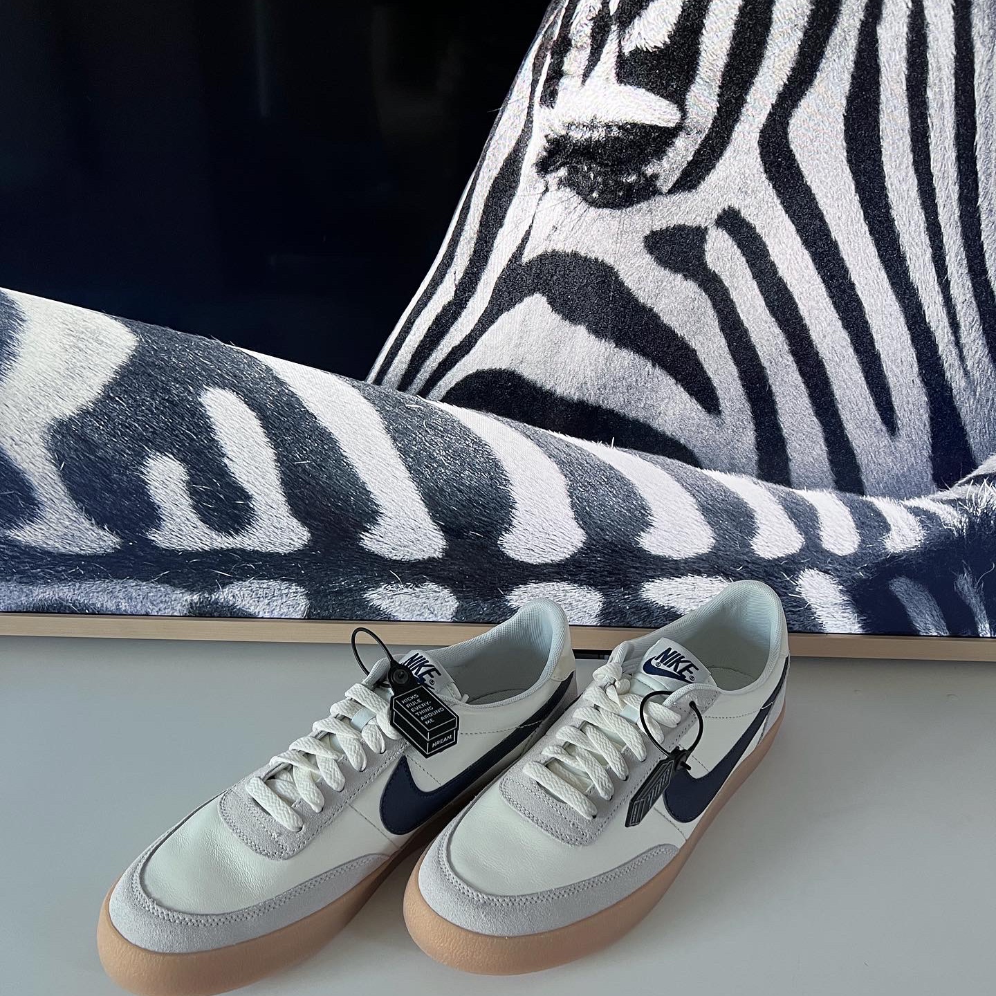 Nike x J.Crew Killshot 2 Sail Midnight Navy 착용 스타일 - 2