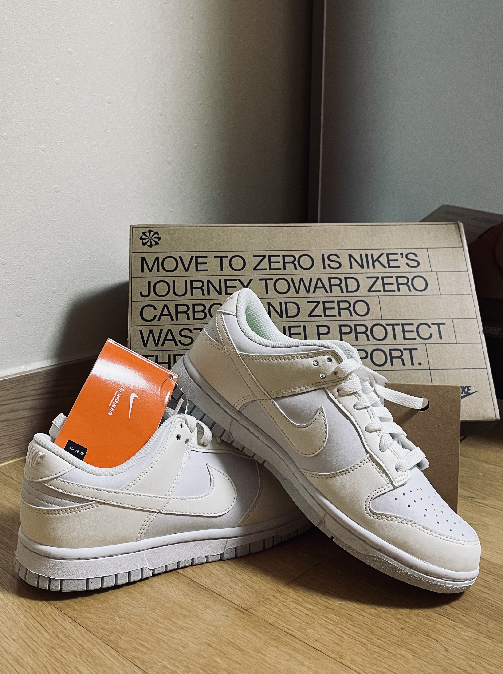 (W) Nike Dunk Low Next Nature Sail, (W) Nike Dunk Low Next Nature Pale Coral 착용 스타일