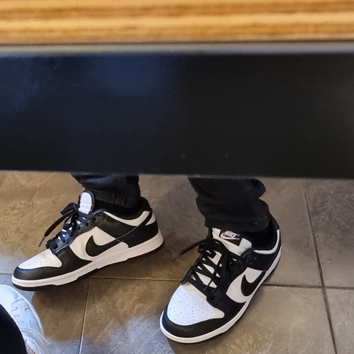 Nike Dunk Low Retro Black, (W) Nike Dunk Low Black 착용 스타일