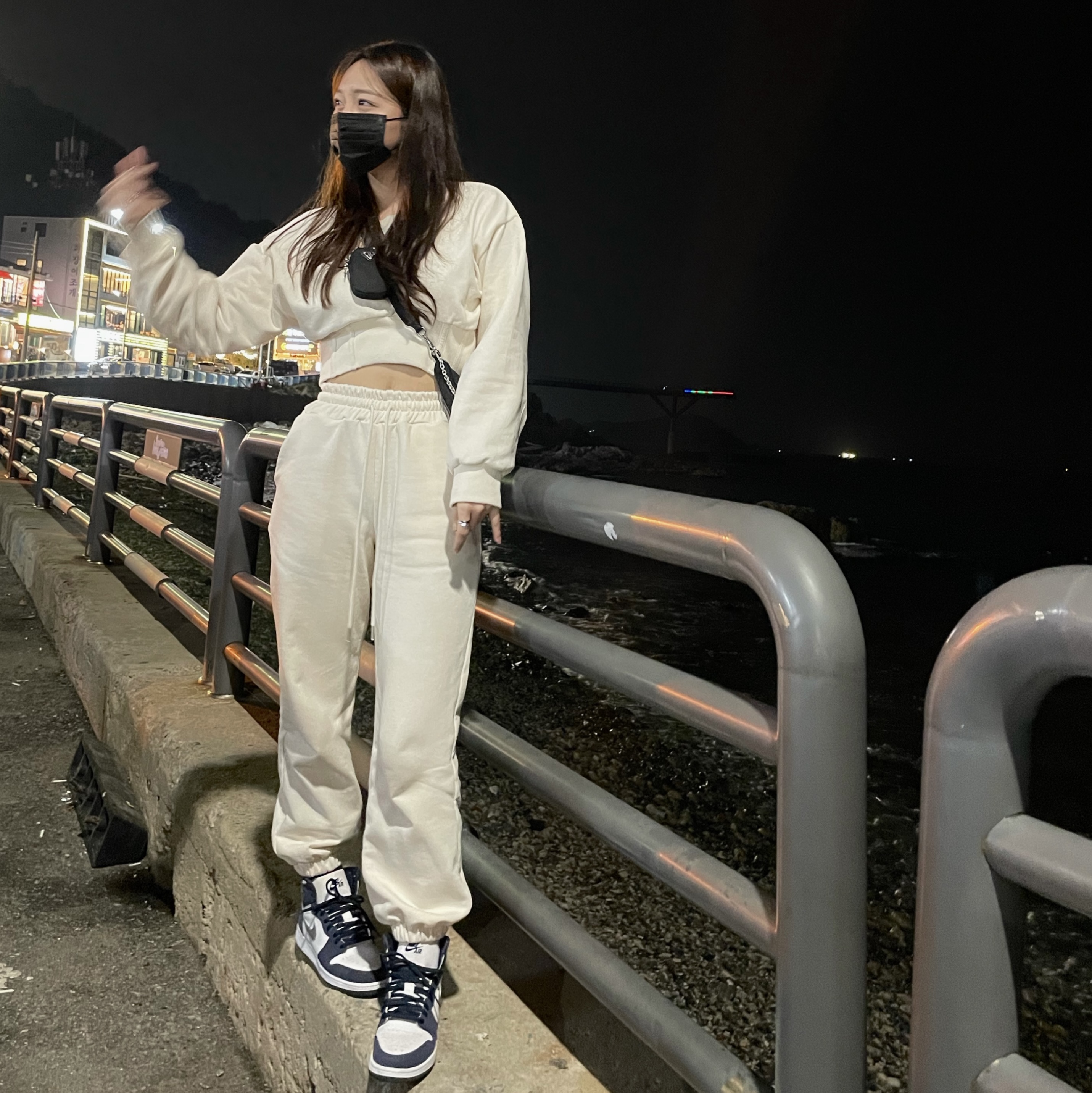 Jordan 1 Retro High OG CO.JP Midnight Navy, (GS) Jordan 1 Retro High OG CO.JP Midnight Navy 착용 스타일