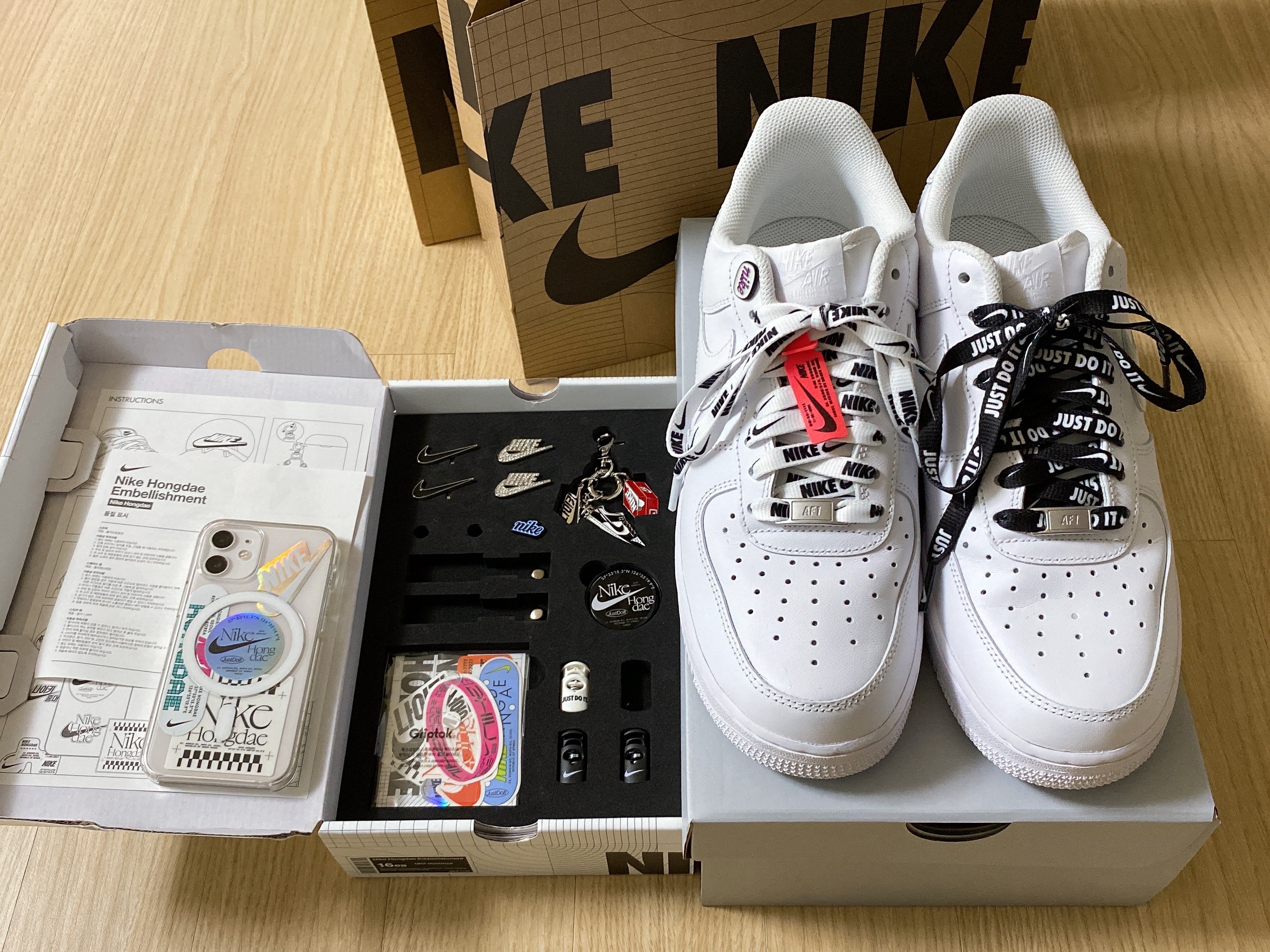 Nike Air Force 1 '07 Low White 착용 스타일