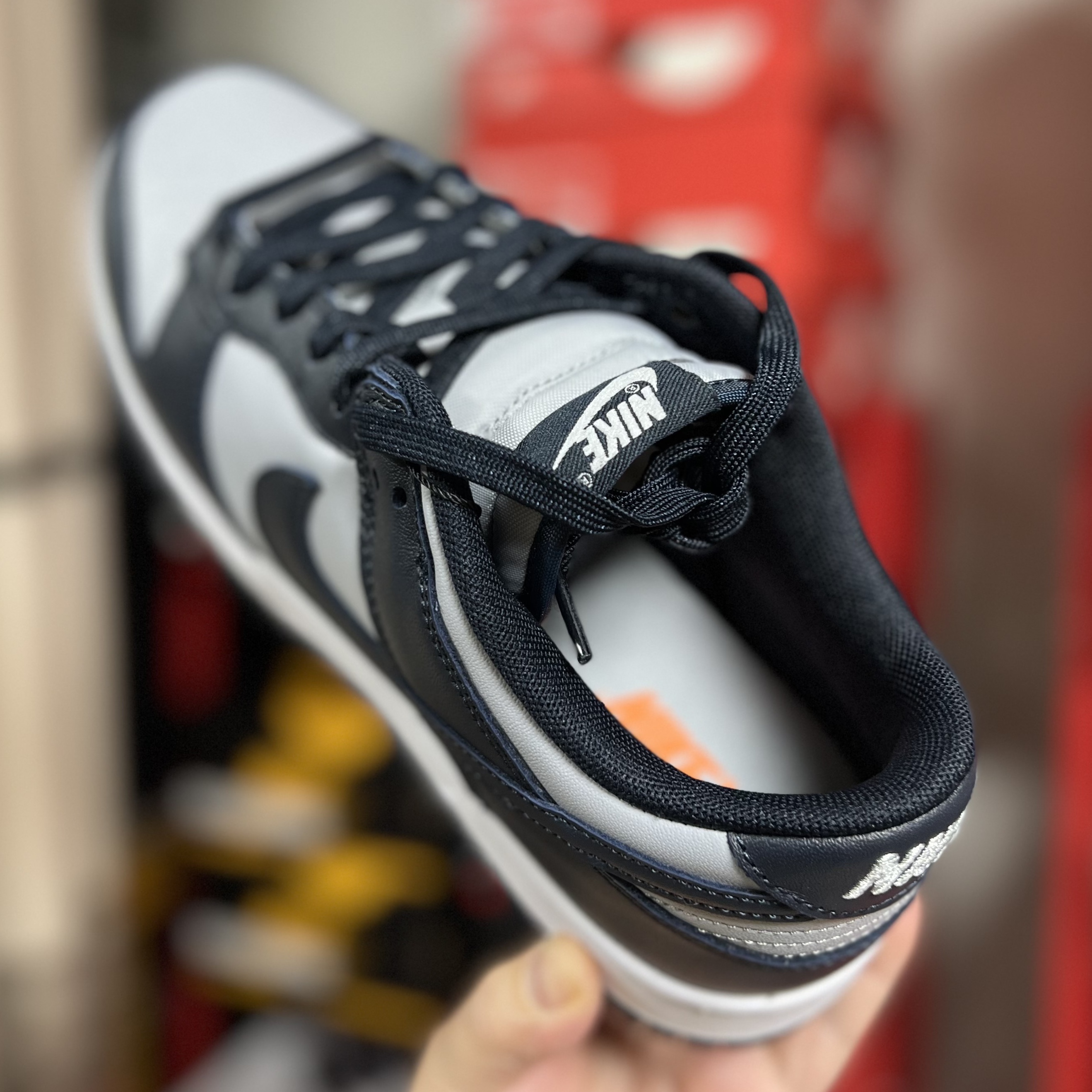 Nike Dunk Low Retro Championship Grey 착용 스타일 - 2