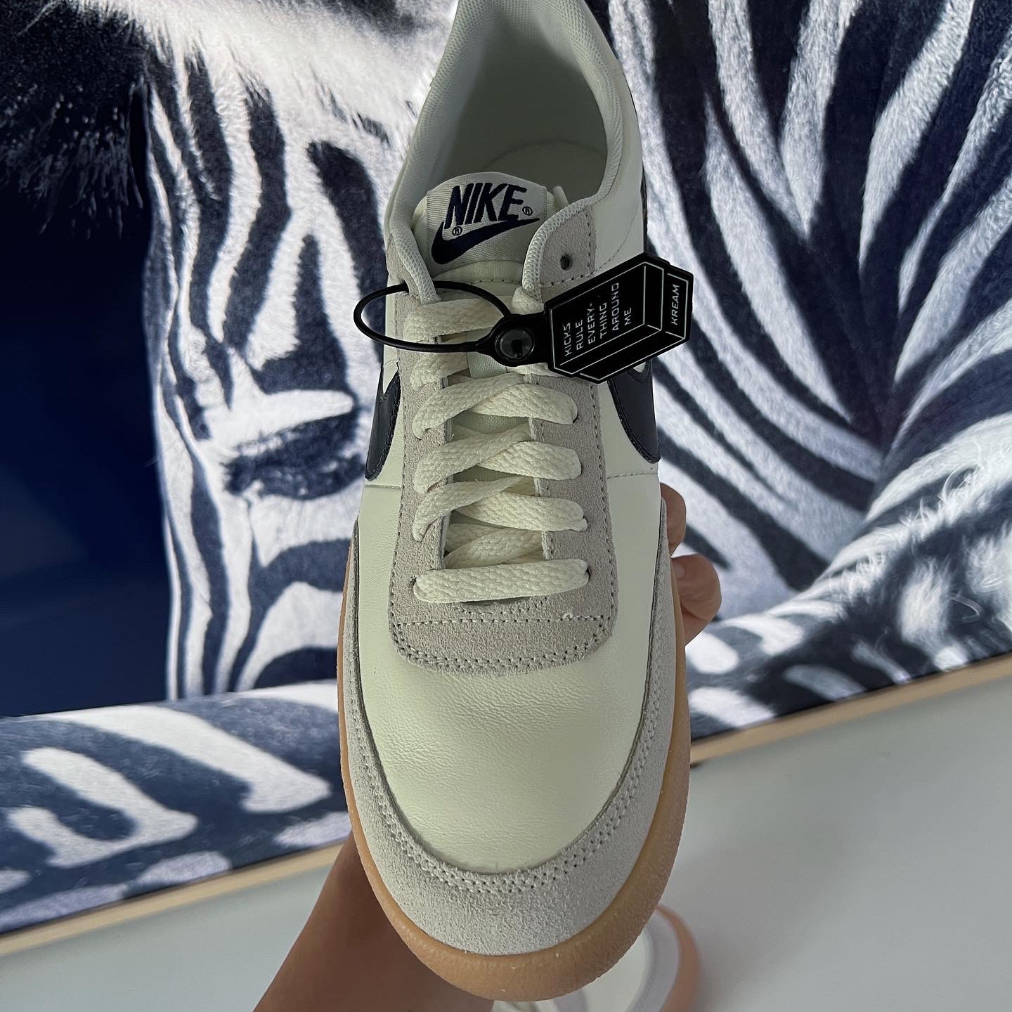 Nike x J.Crew Killshot 2 Sail Midnight Navy 착용 스타일 - 4