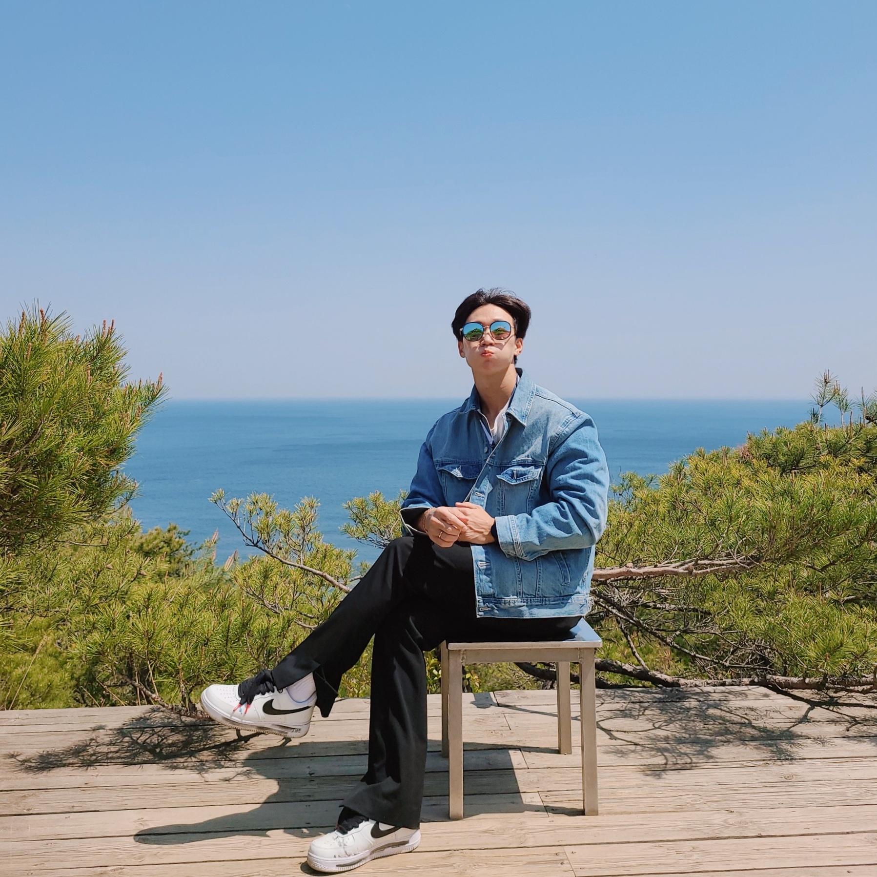 Nike x Peaceminusone Air Force 1 Low Para-Noise 2.0 착용 스타일 - 2