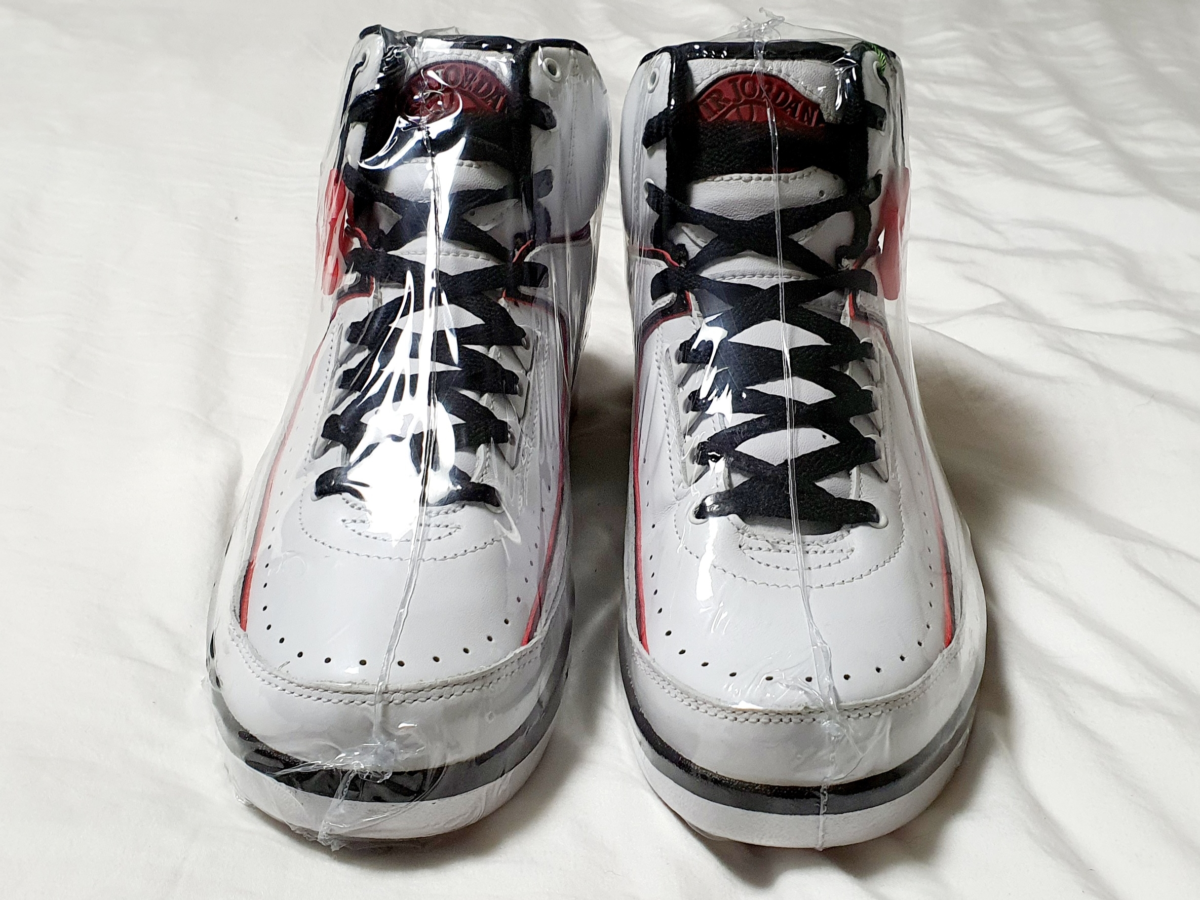 Jordan 2 Retro White Varsity Red 2004 착용 스타일 - 2