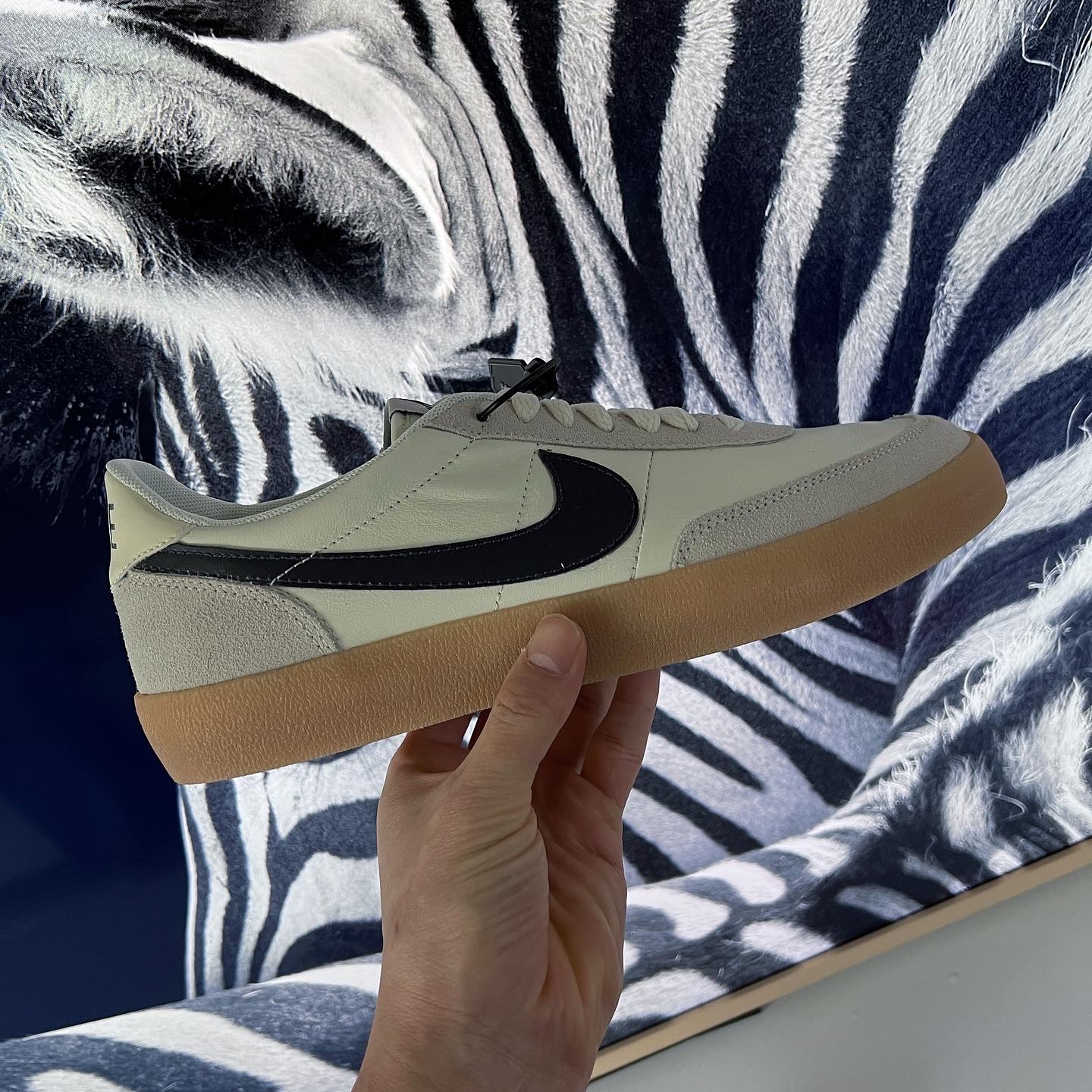 Nike x J.Crew Killshot 2 Sail Midnight Navy 착용 스타일 - 3