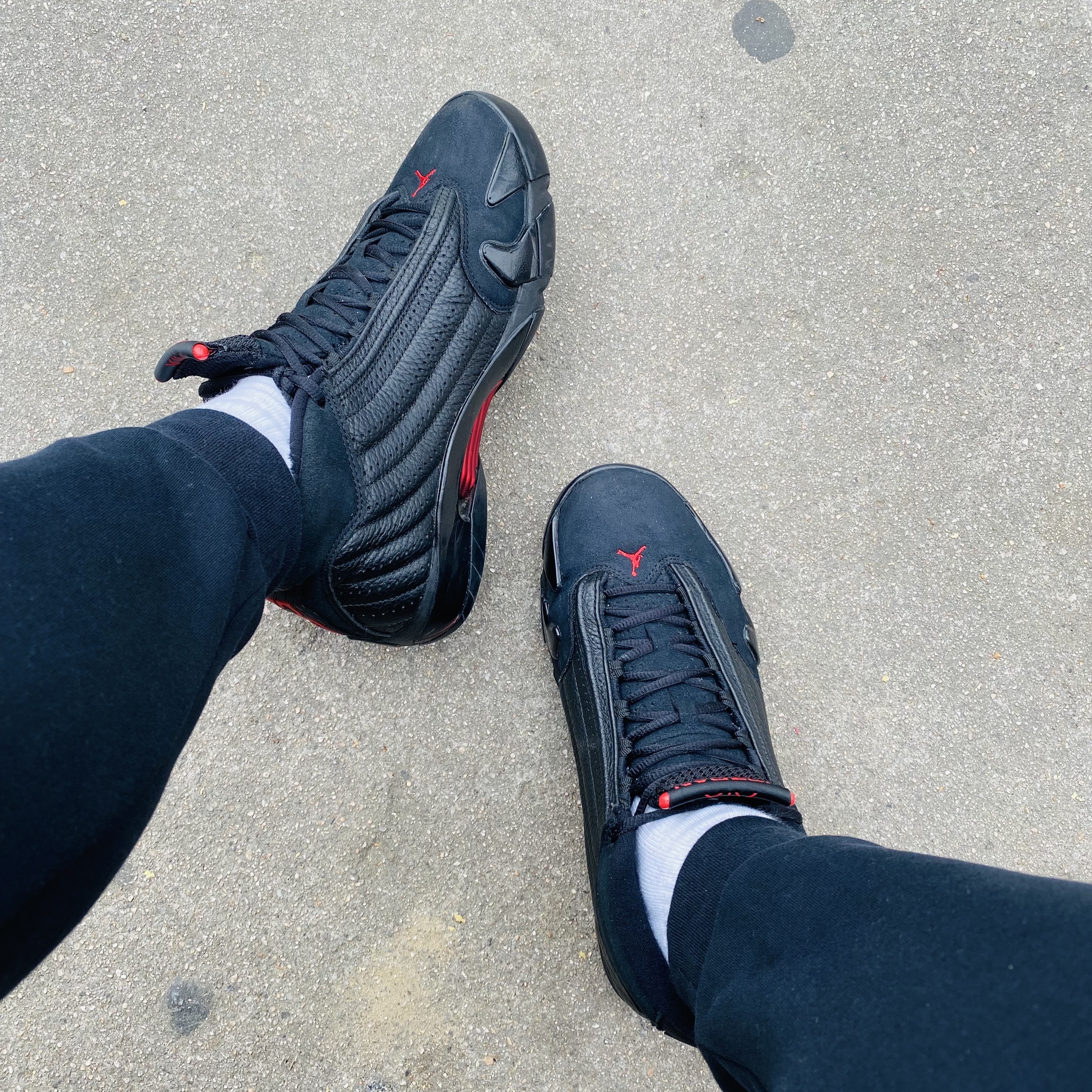 Jordan 14 Retro Last Shot 2018 착용 스타일 - 1