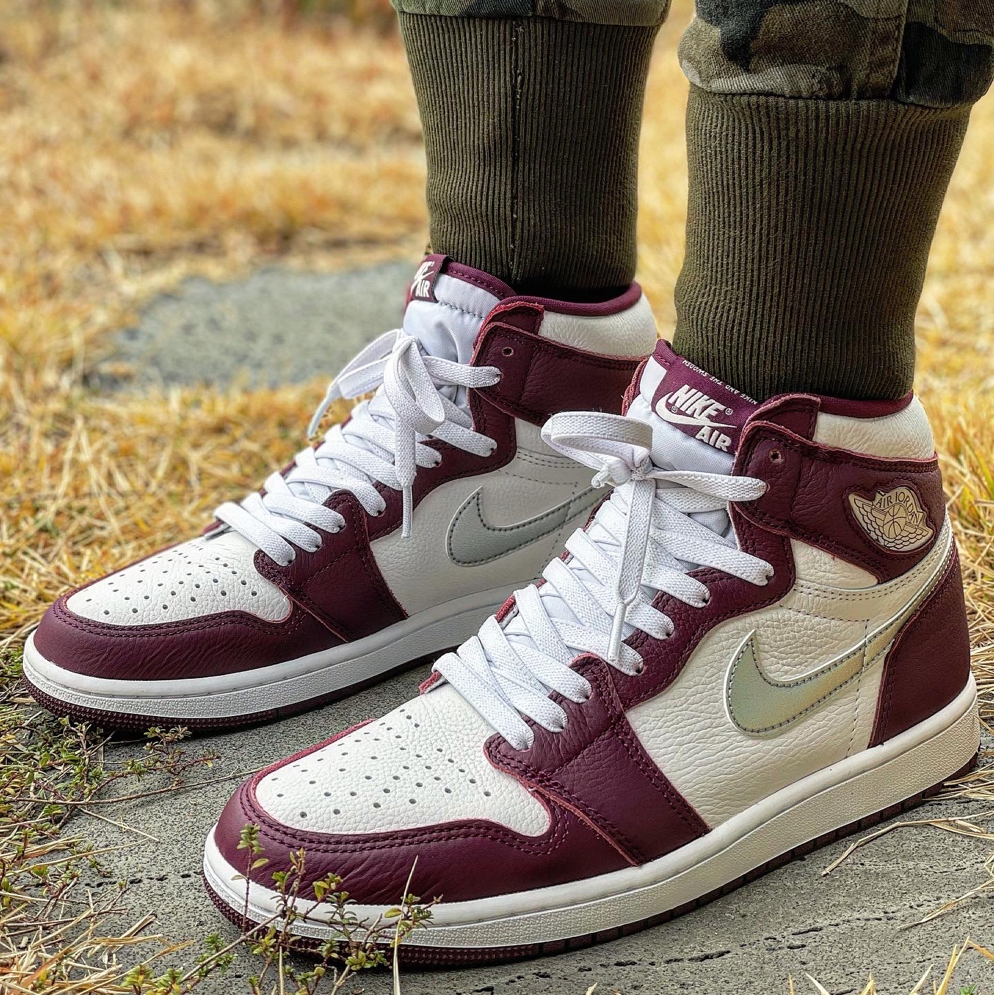 Jordan 1 Retro High OG Bordeaux 착용 스타일