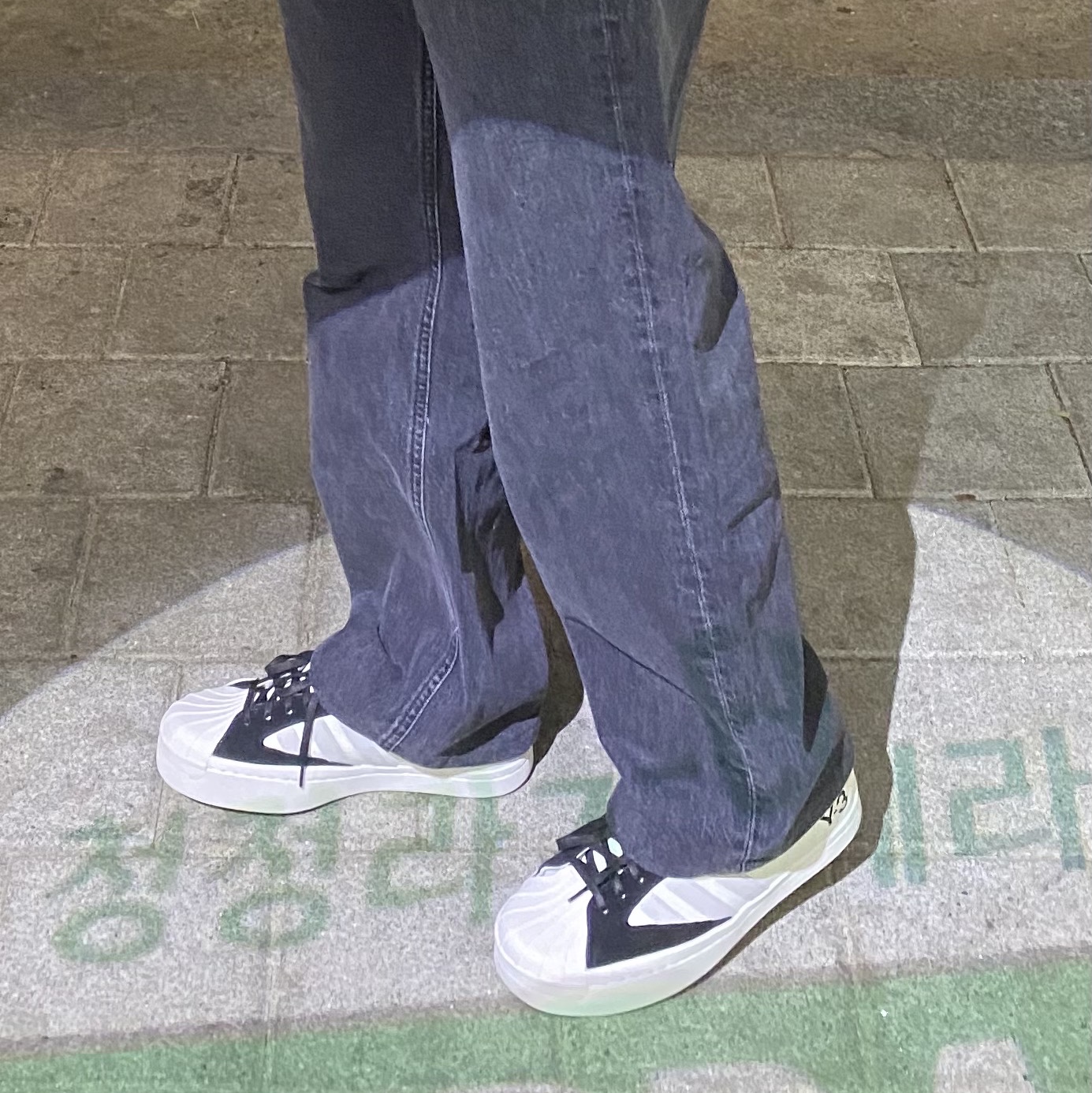 Y-3 Yohji Star White 착용 스타일 - 1