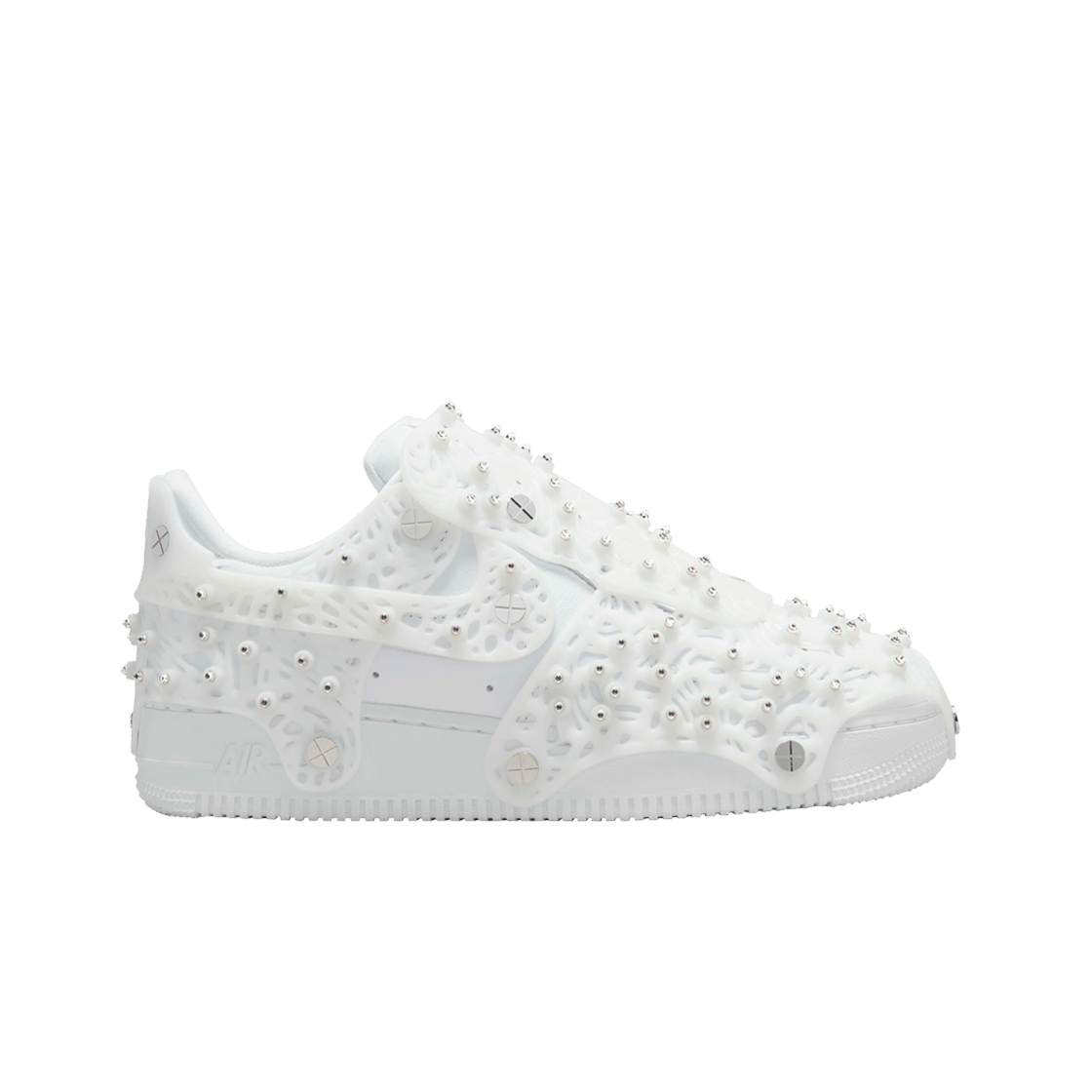 (W) 나이키 x 스와로브스키 에어포스 1 LXX 트리플 화이트((W) Nike x Swarovski Air Force 1 LXX Triple White)
