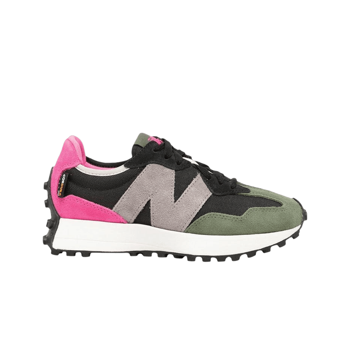 뉴발란스 327 블랙 핑크 그린(New Balance 327 Black Pink Green)