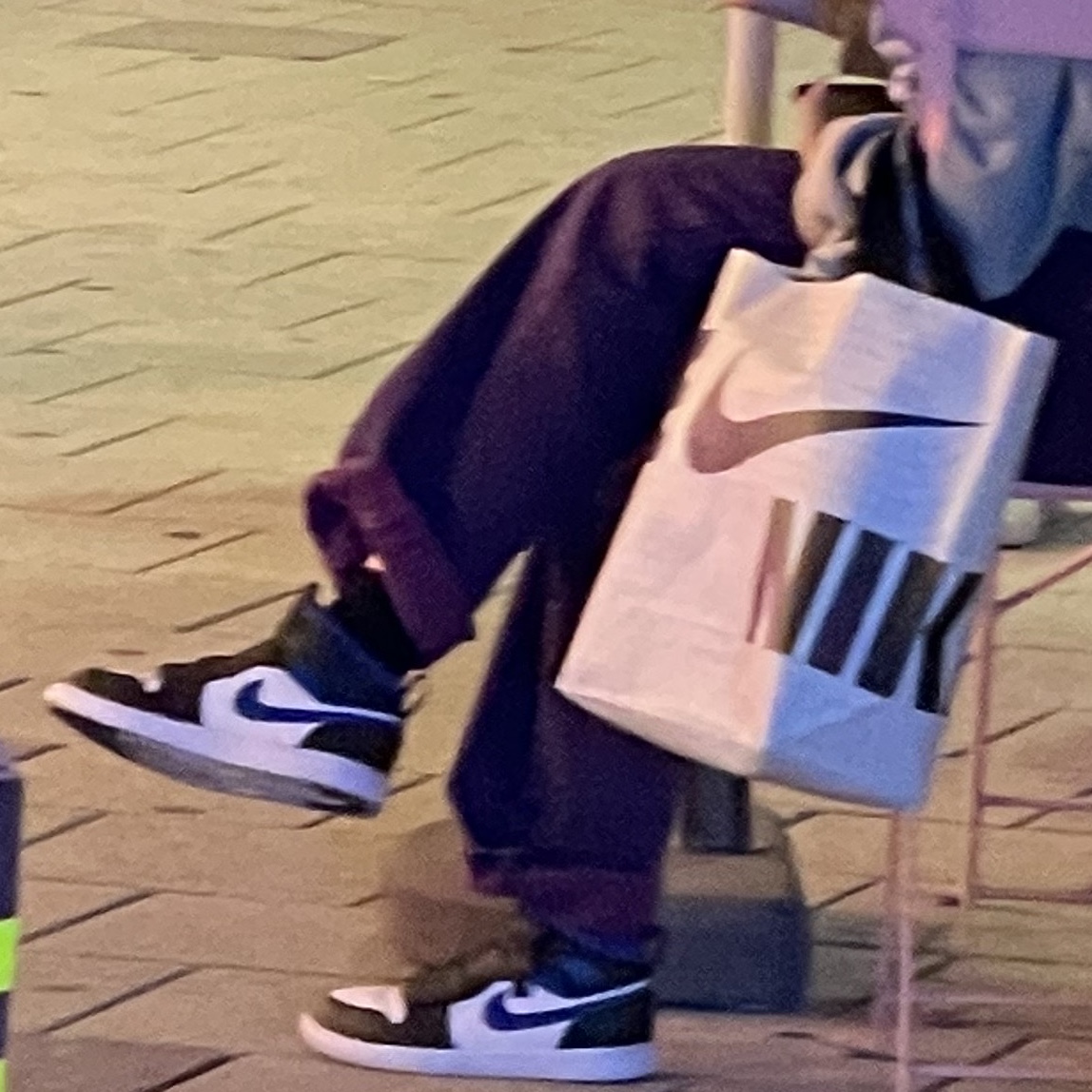 Jordan 1 Mid Racer Blue 착용 스타일