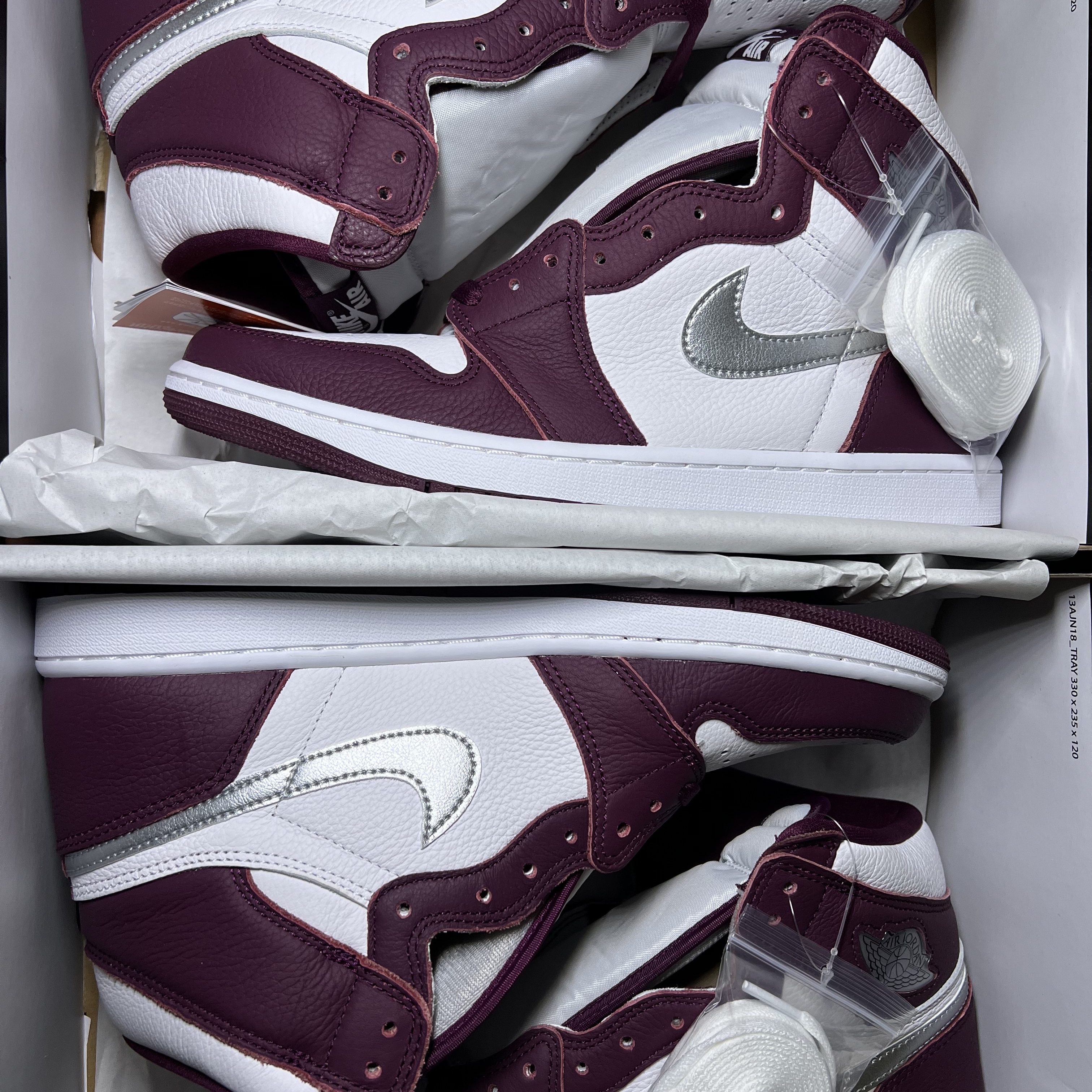 Jordan 1 Retro High OG Bordeaux 착용 스타일