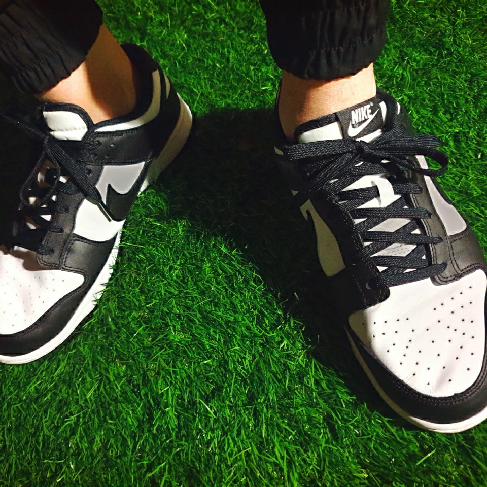 Nike Dunk Low Retro Black 착용 스타일 - 4