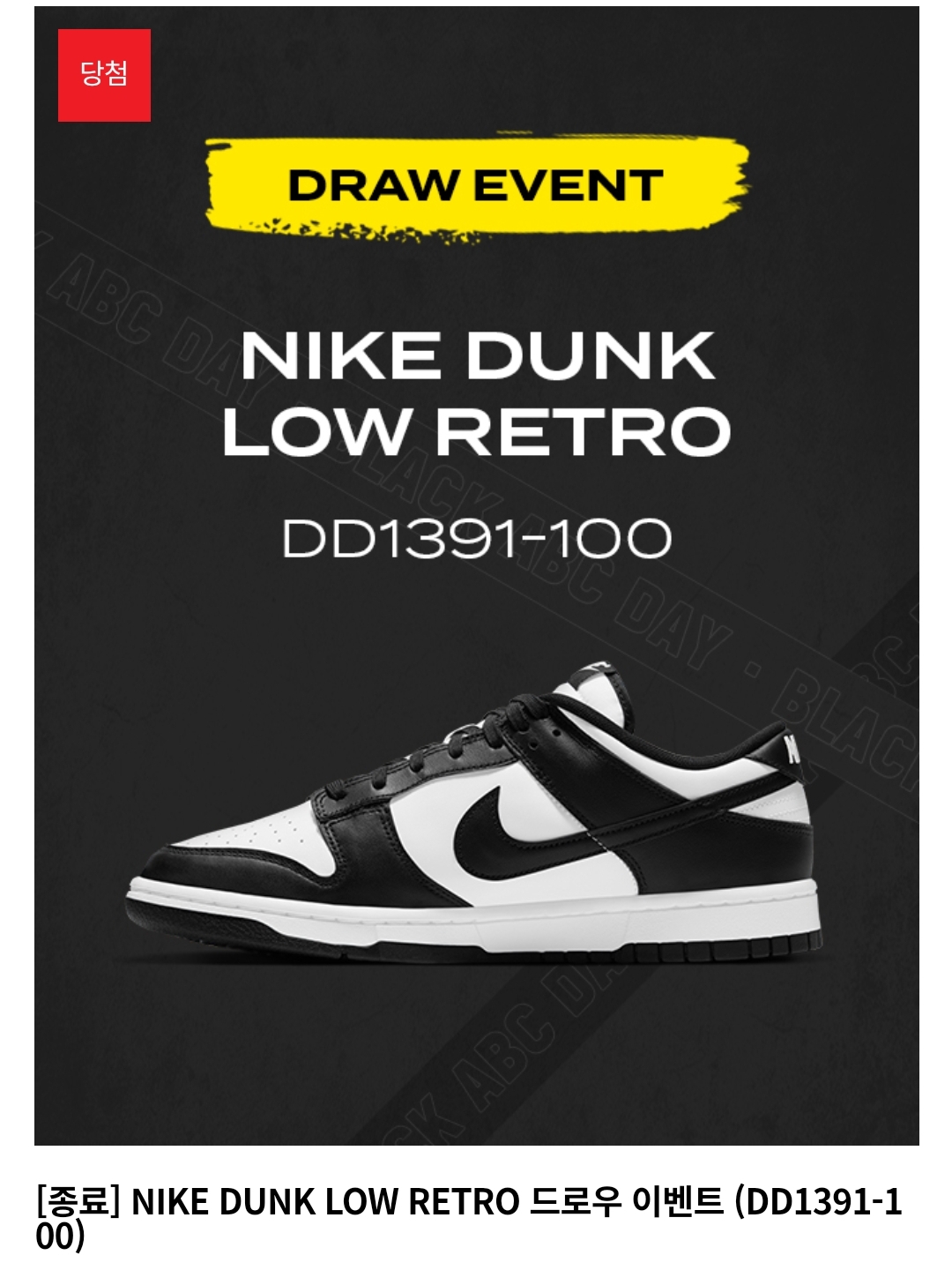 Nike Dunk Low Retro Black 착용 스타일
