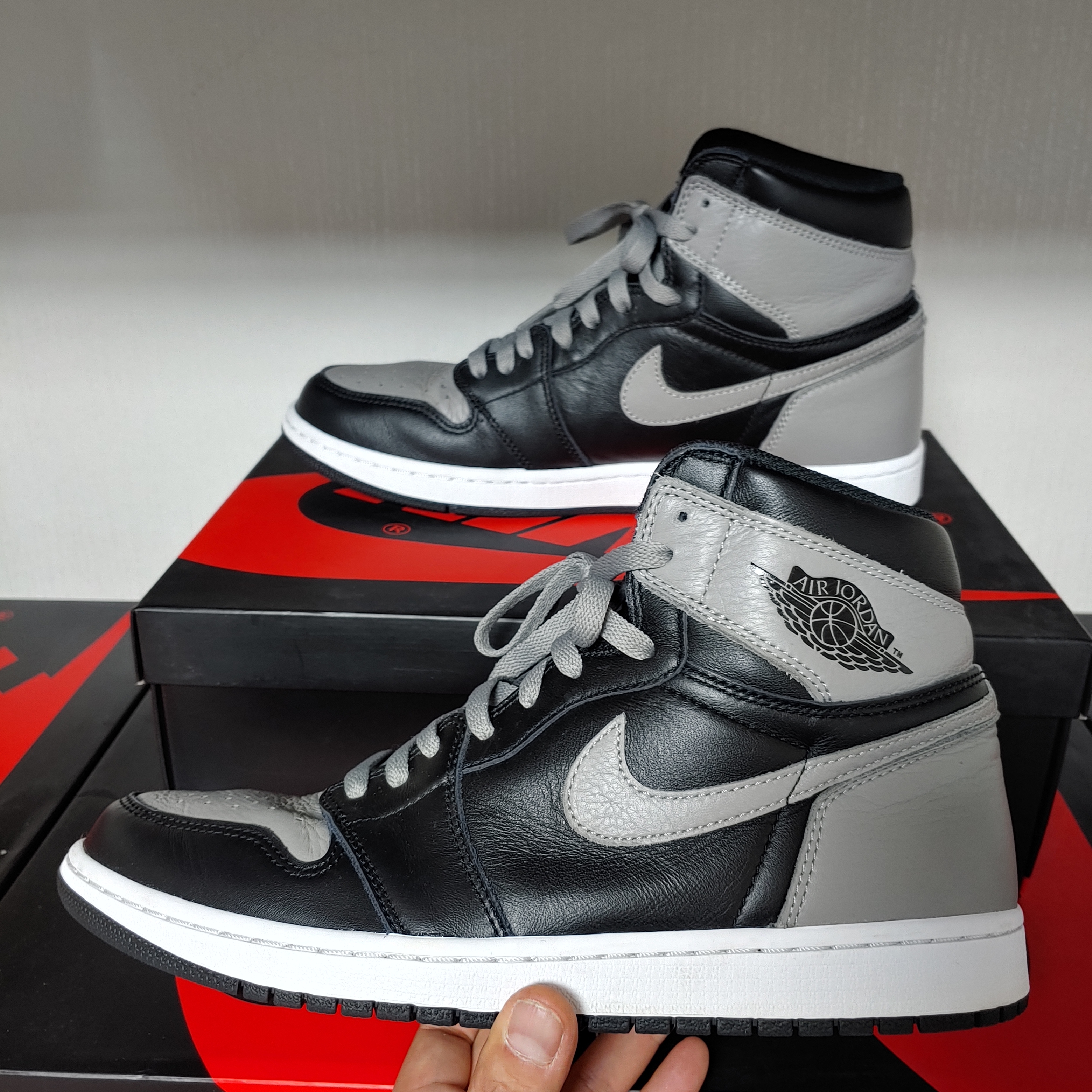 Jordan 1 Retro High OG Shadow 2018 착용 스타일 - 2