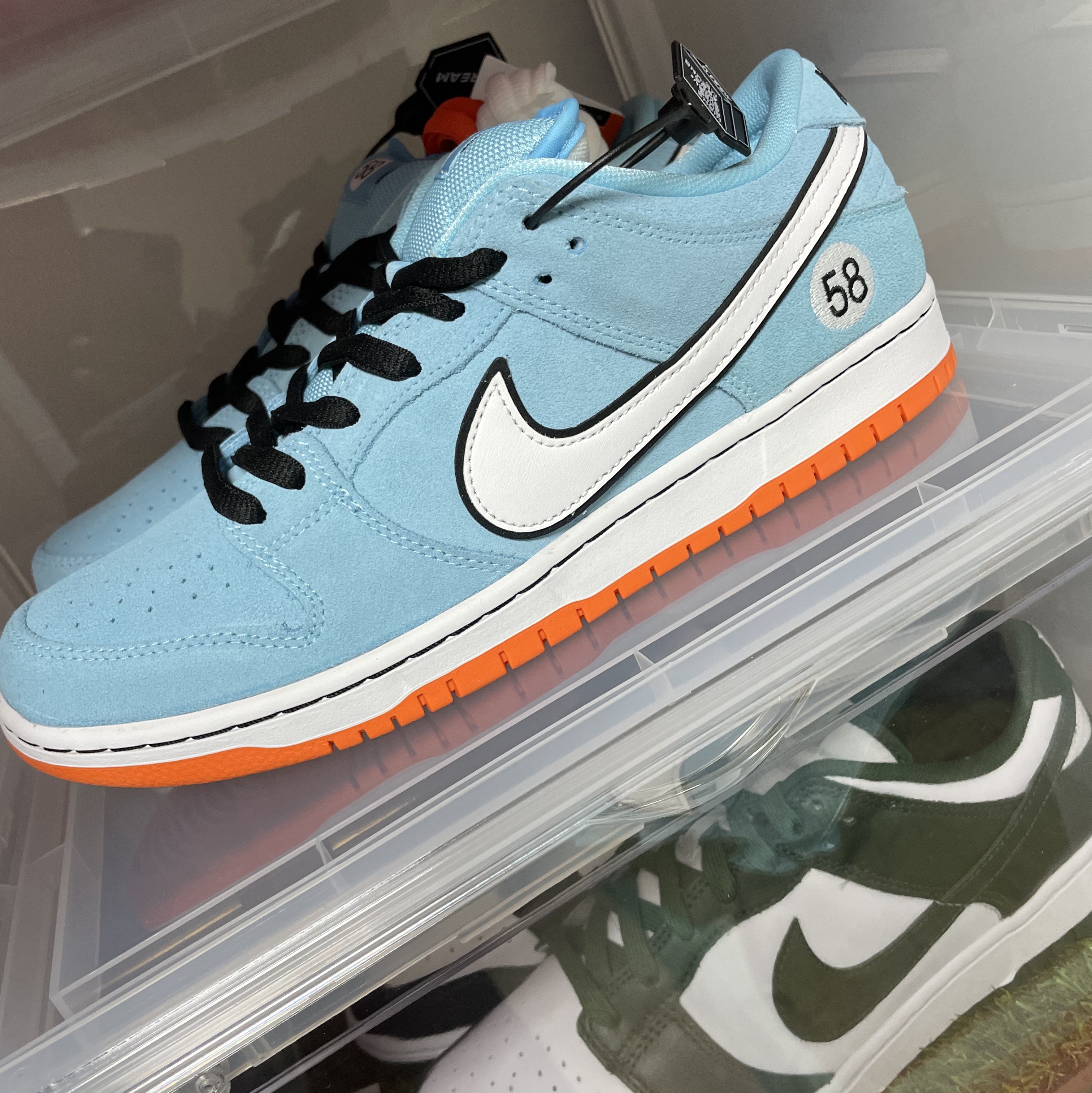 Nike SB Dunk Low Pro Blue Chill 착용 스타일