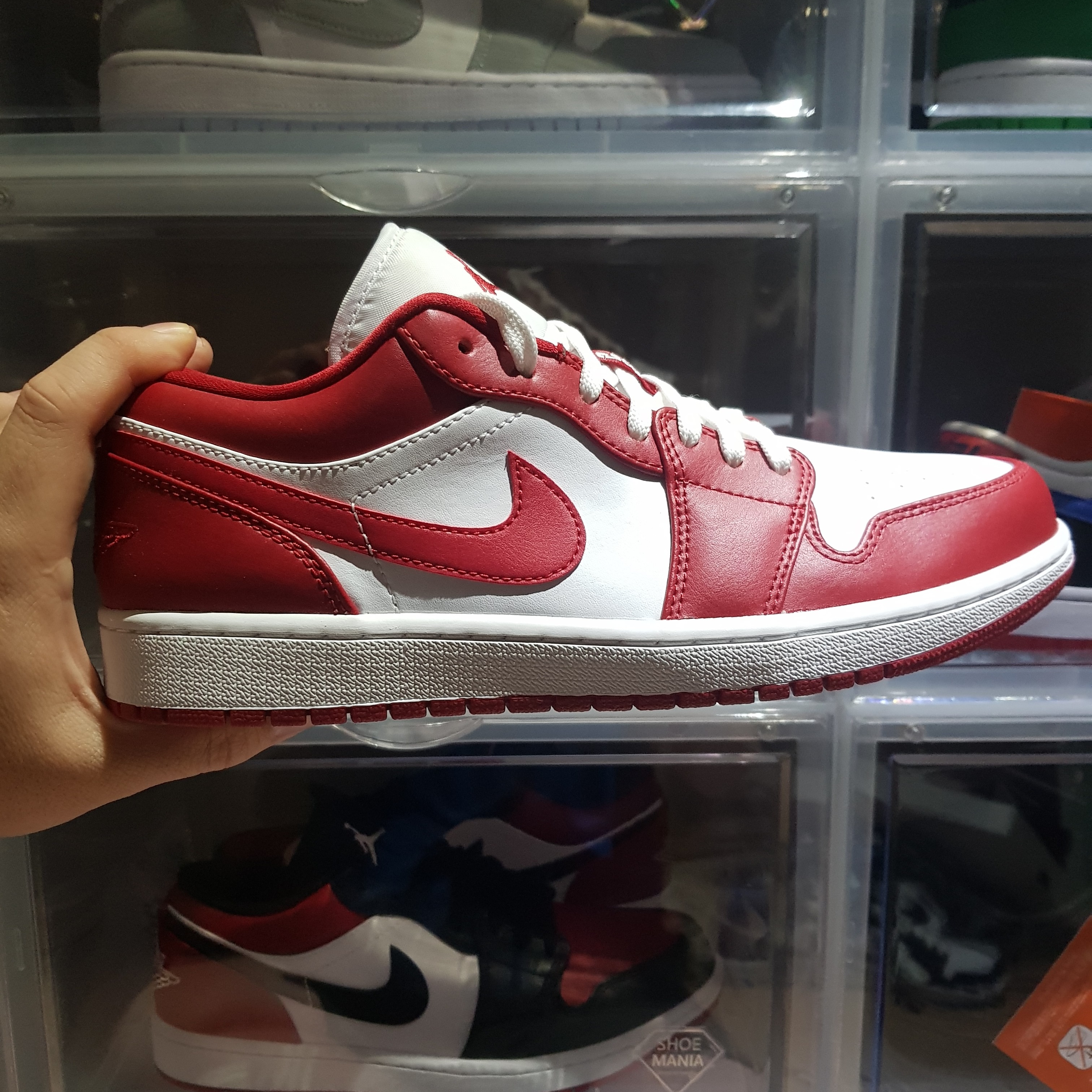Jordan 1 Low Gym Red White 착용 스타일