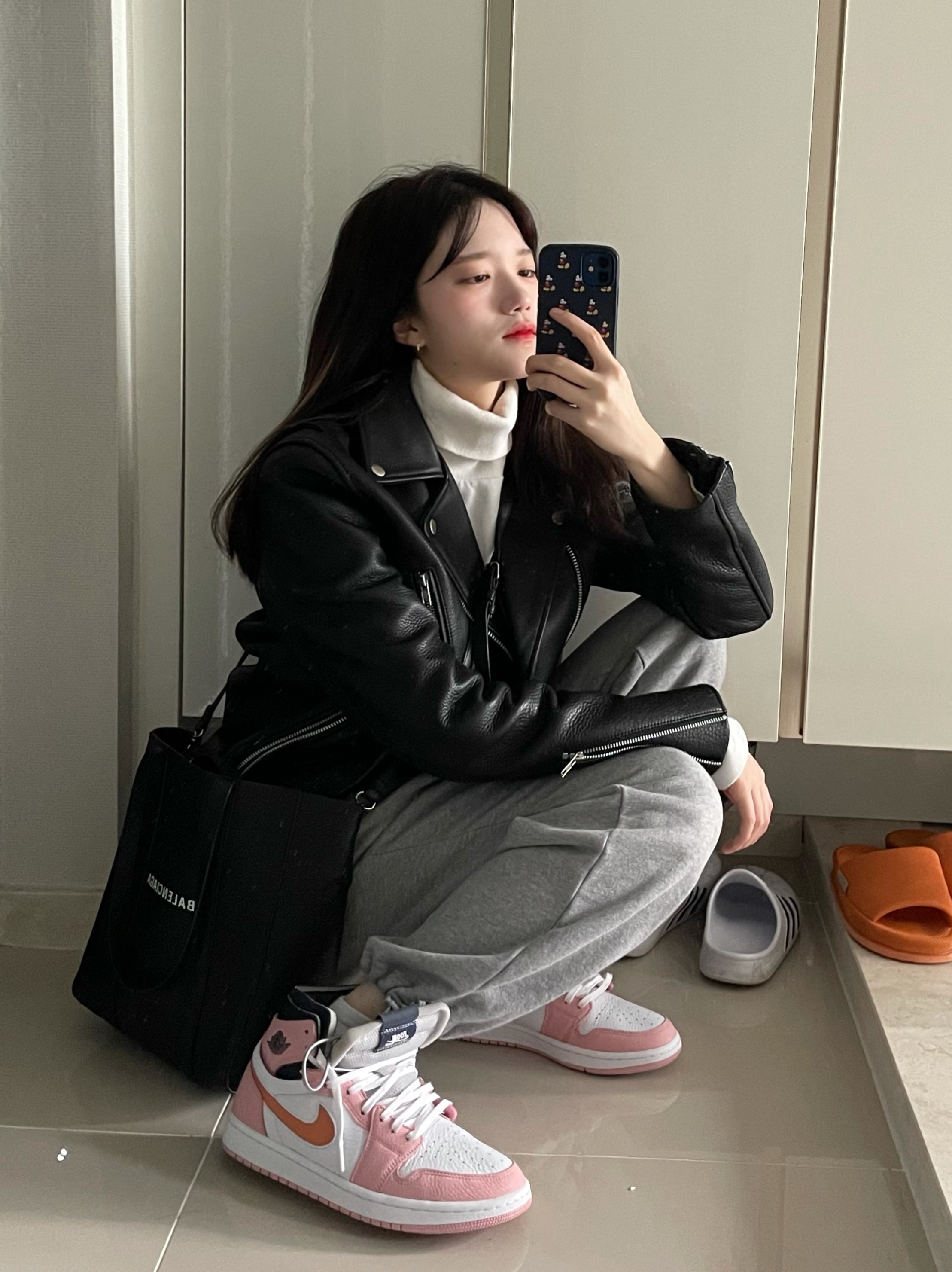 (W) Jordan 1 Zoom Air CMFT Pink Glaze 착용 스타일