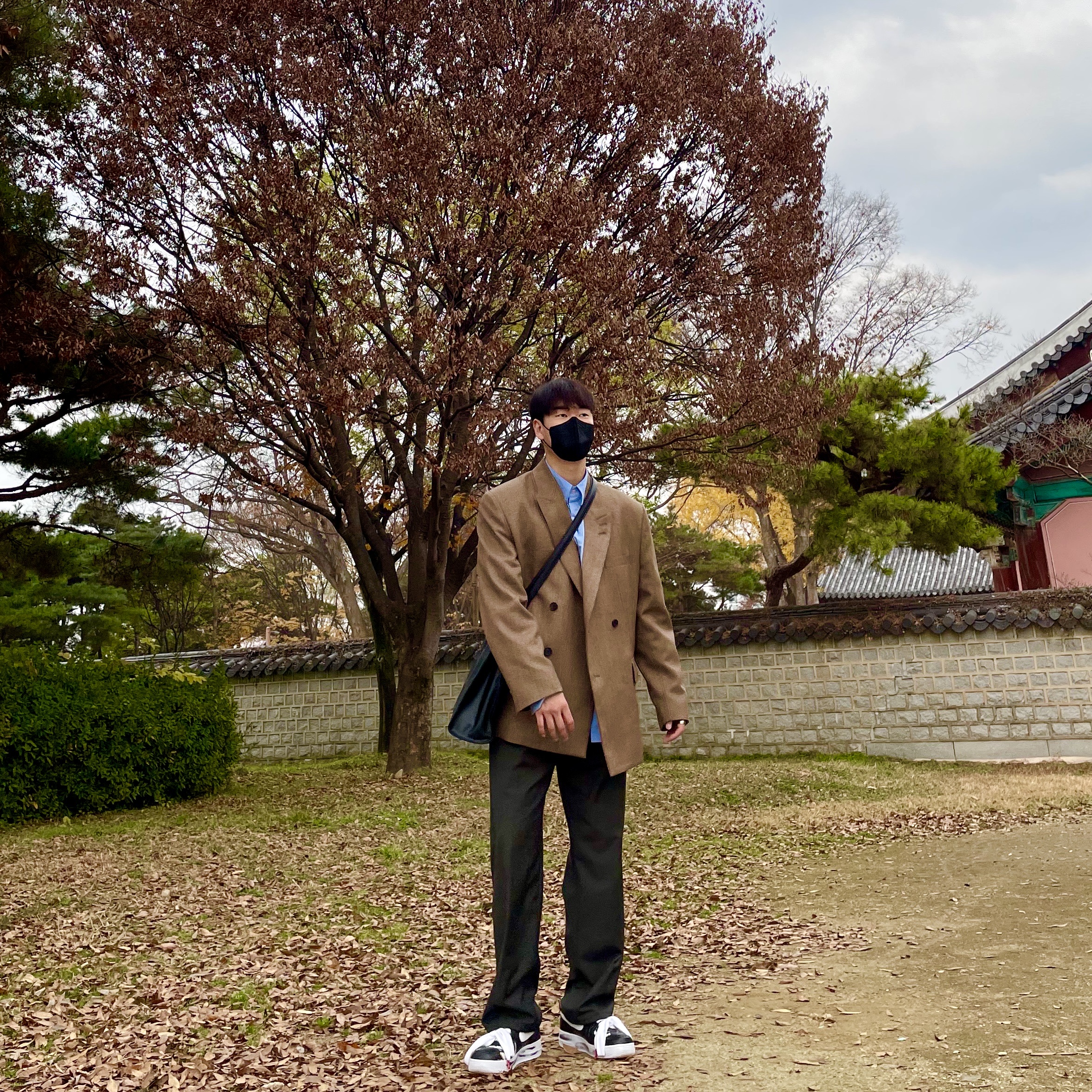 Nike x Peaceminusone Air Force 1 Low Para-Noise 착용 스타일