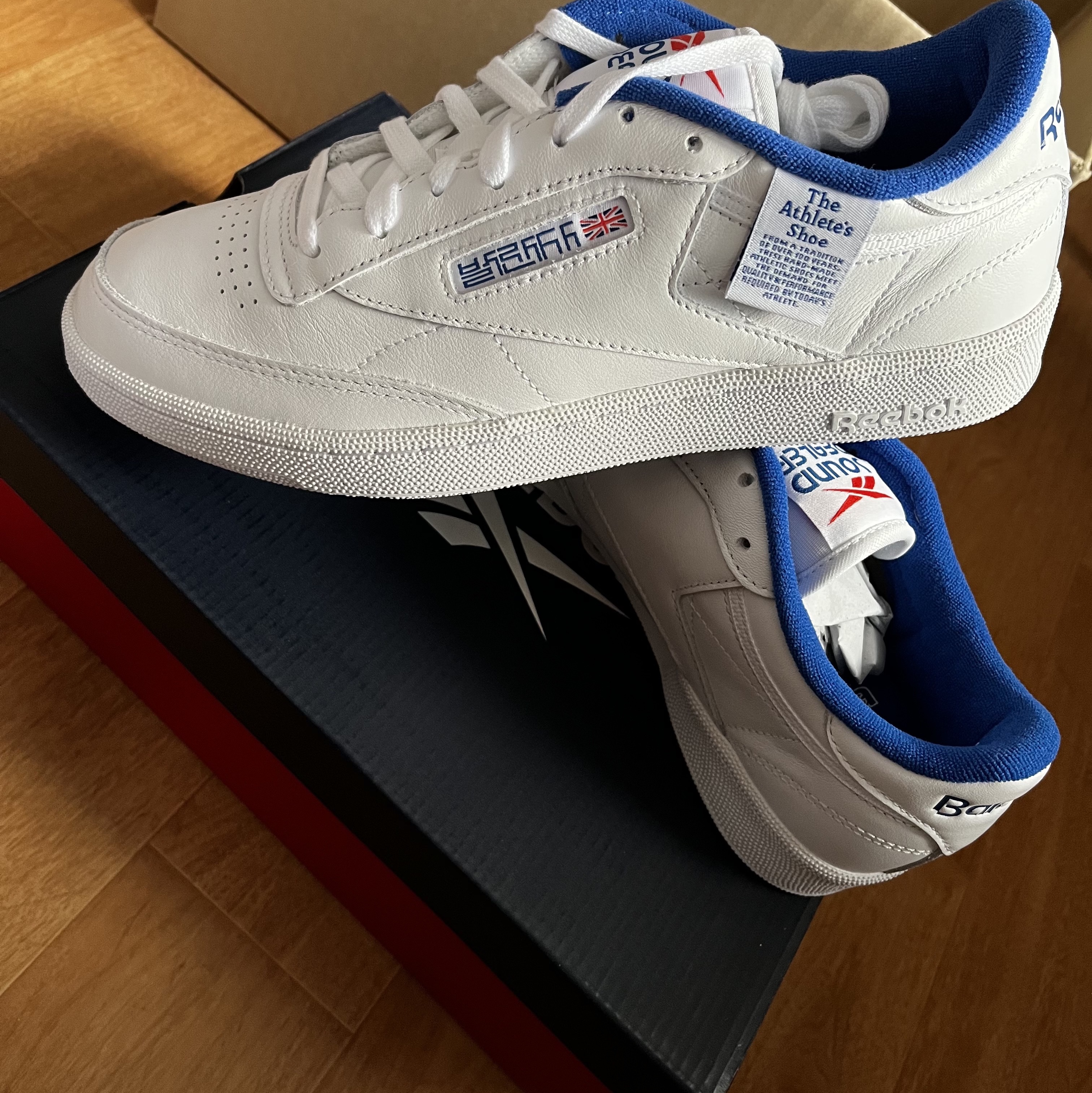 Reebok x Balansa Club C 85 White 착용 스타일