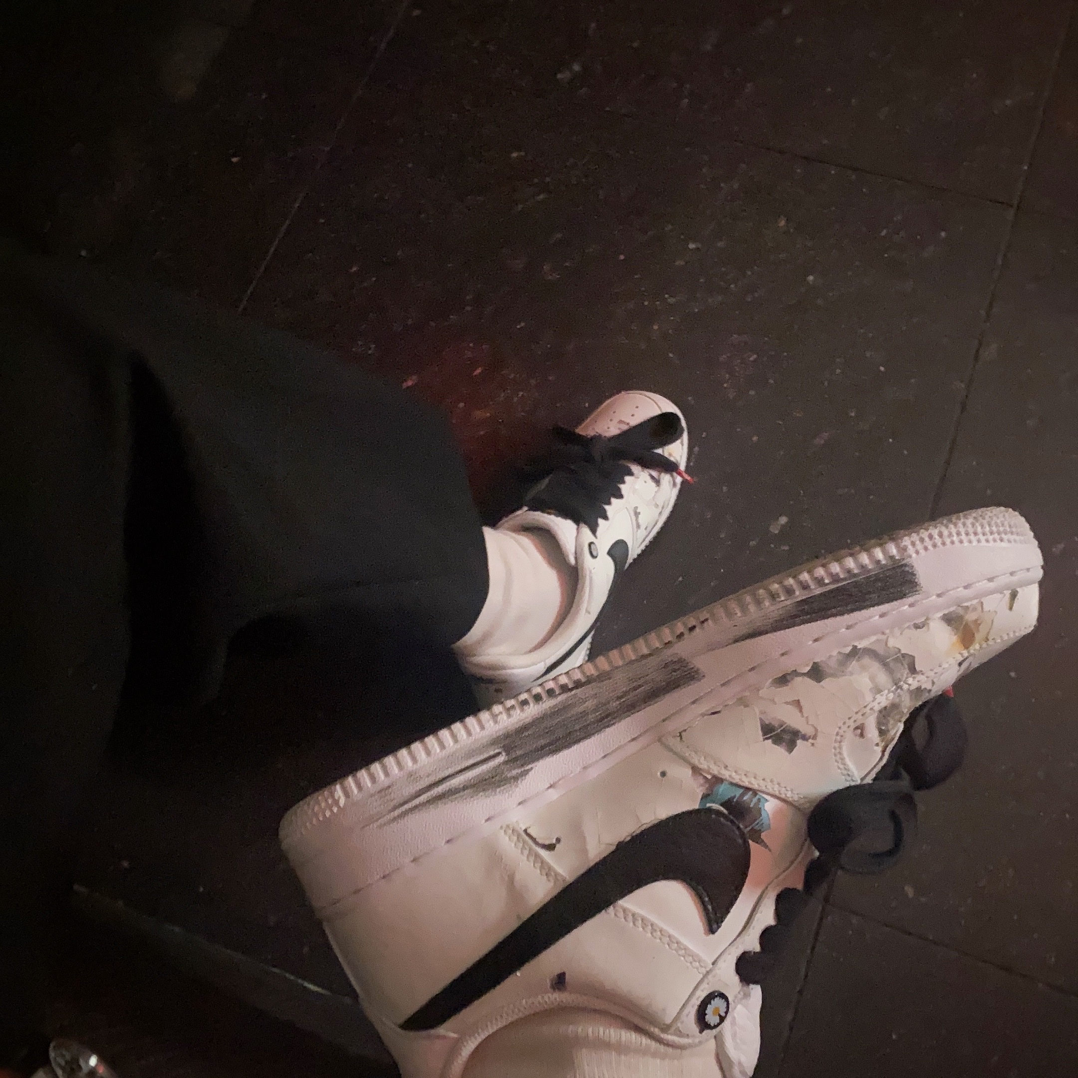 Nike x Peaceminusone Air Force 1 Low Para-Noise 2.0 착용 스타일