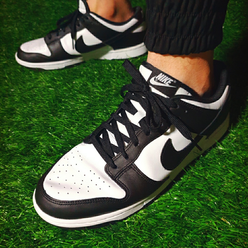 Nike Dunk Low Retro Black 착용 스타일 - 5