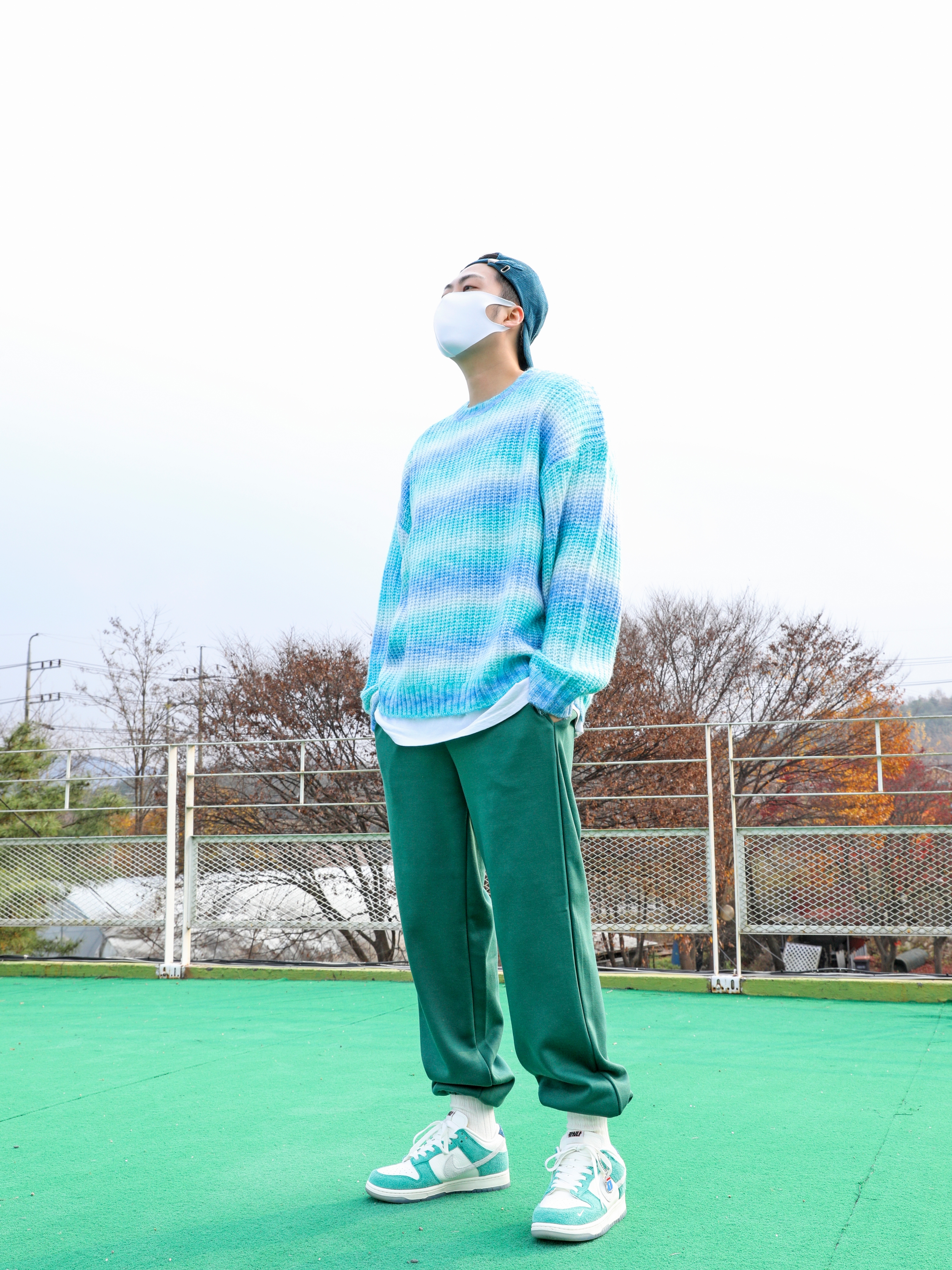 Nike x Kasina Dunk Low Road Sign - Kasina Exclusive 착용 스타일 - 2