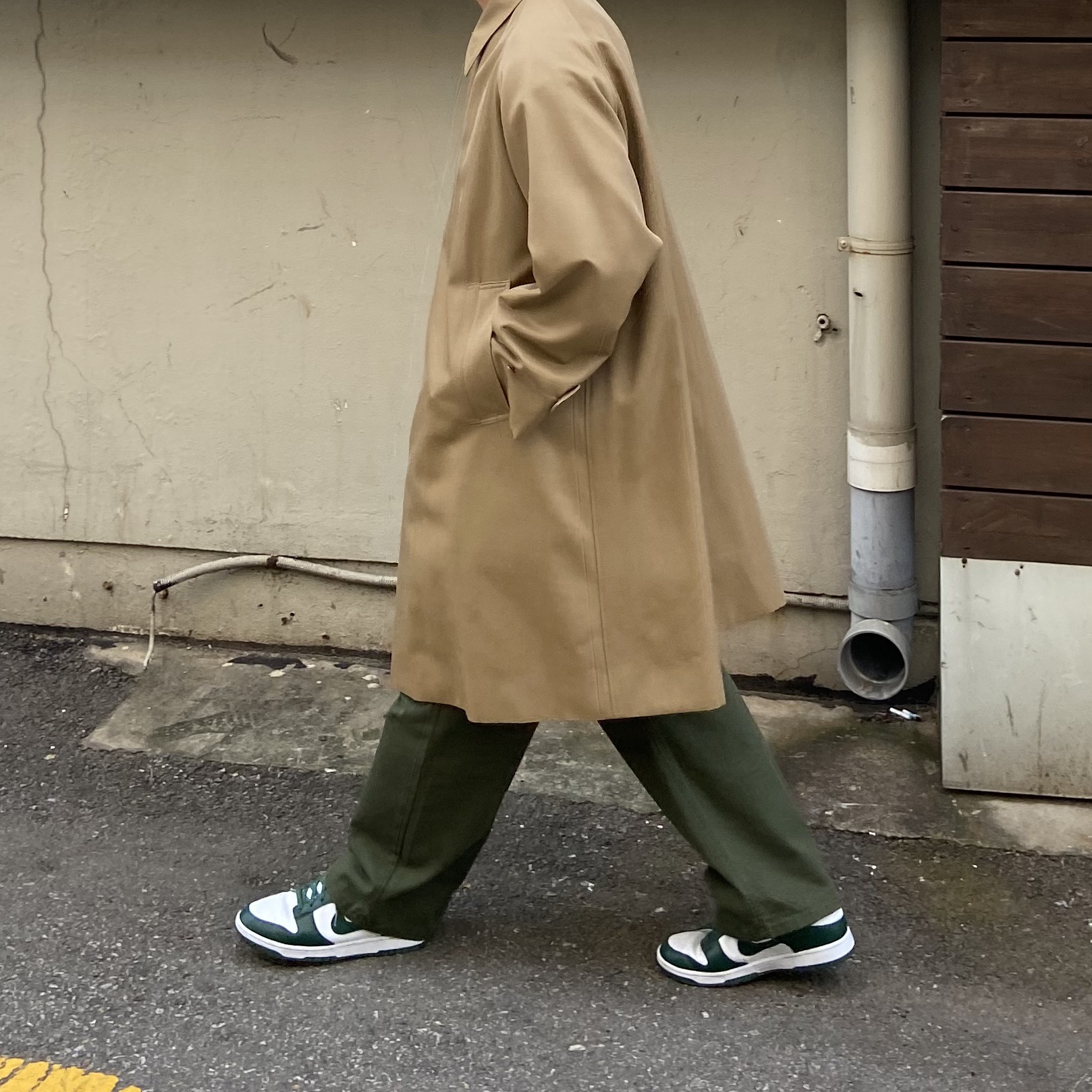 Nike Dunk Low Retro Varsity Green 착용 스타일