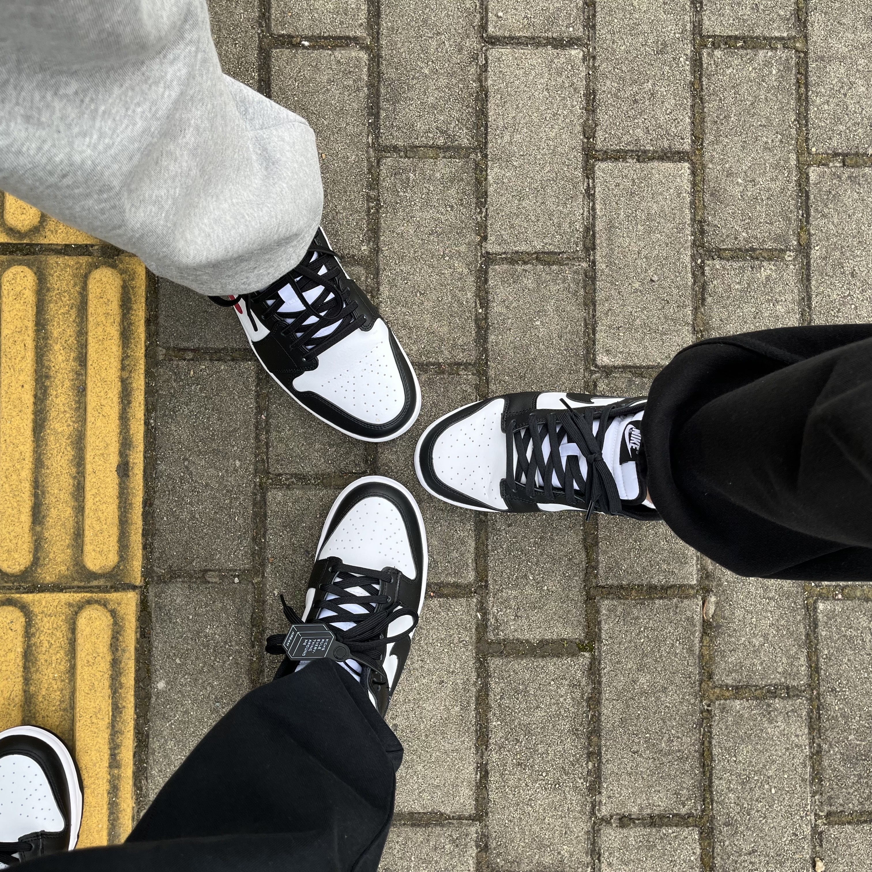 Nike Dunk Low Retro Black, (W) Nike Dunk Low Black 착용 스타일
