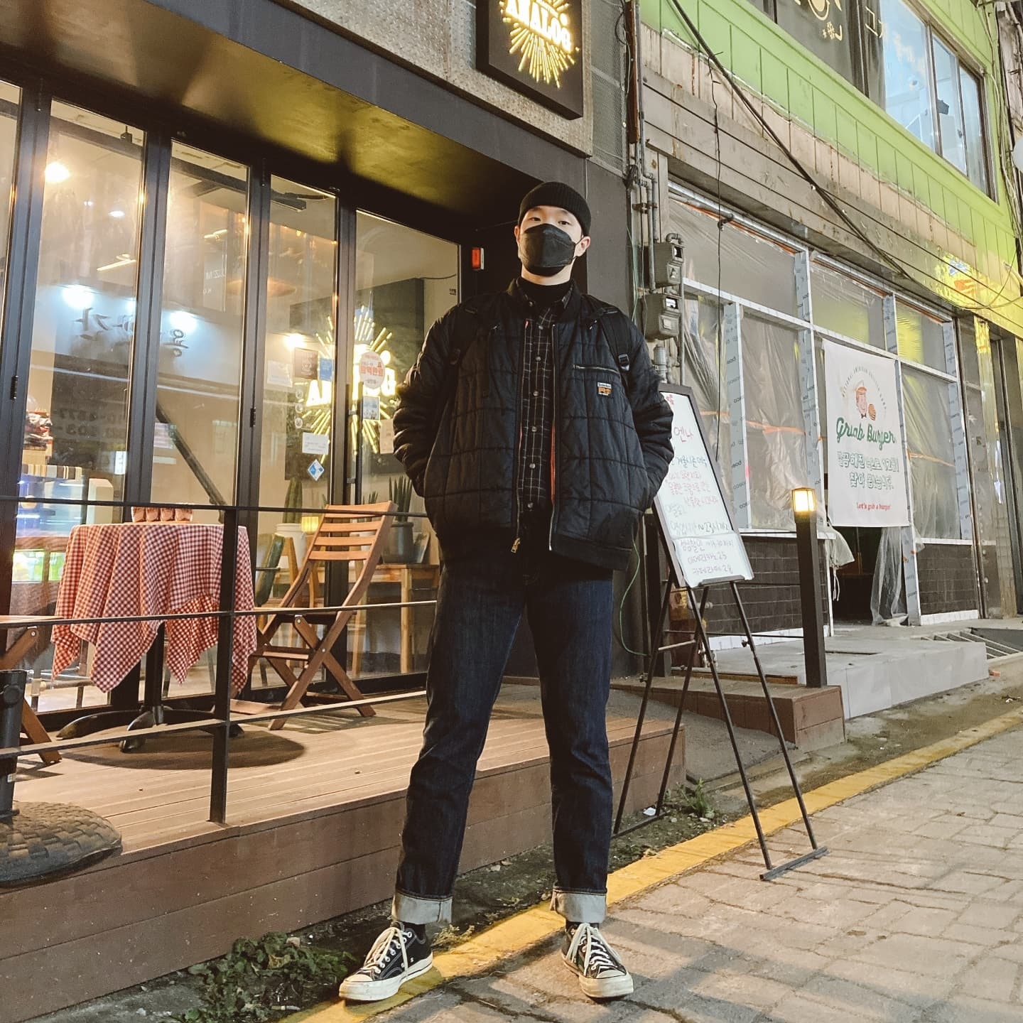 Converse Chuck 70 Ox Black - Standard 착용 스타일 - 1