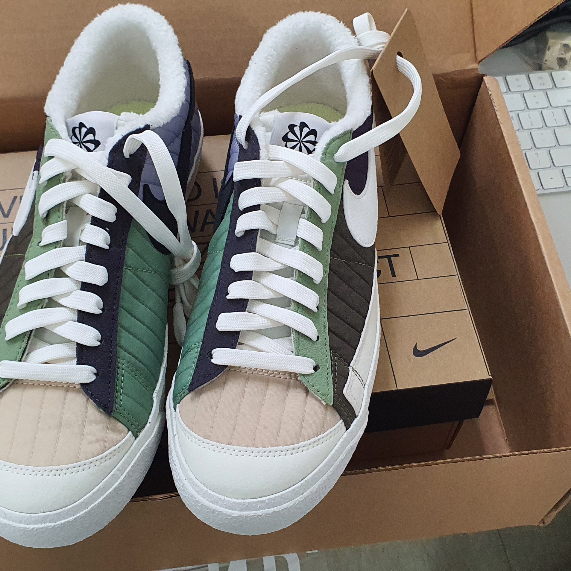 Nike Blazer Low '77 Premium Next Nature Cave Purple Sail 착용 스타일 - 2