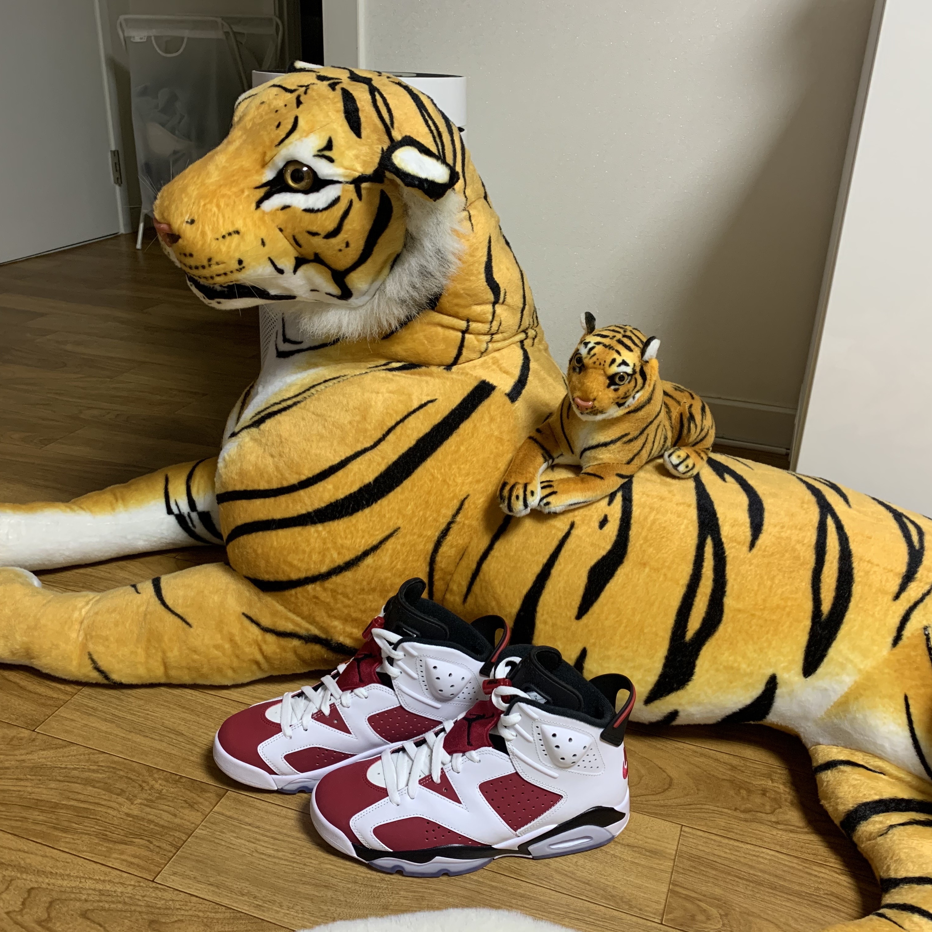 Jordan 6 Retro Carmine 2021 착용 스타일 - 4