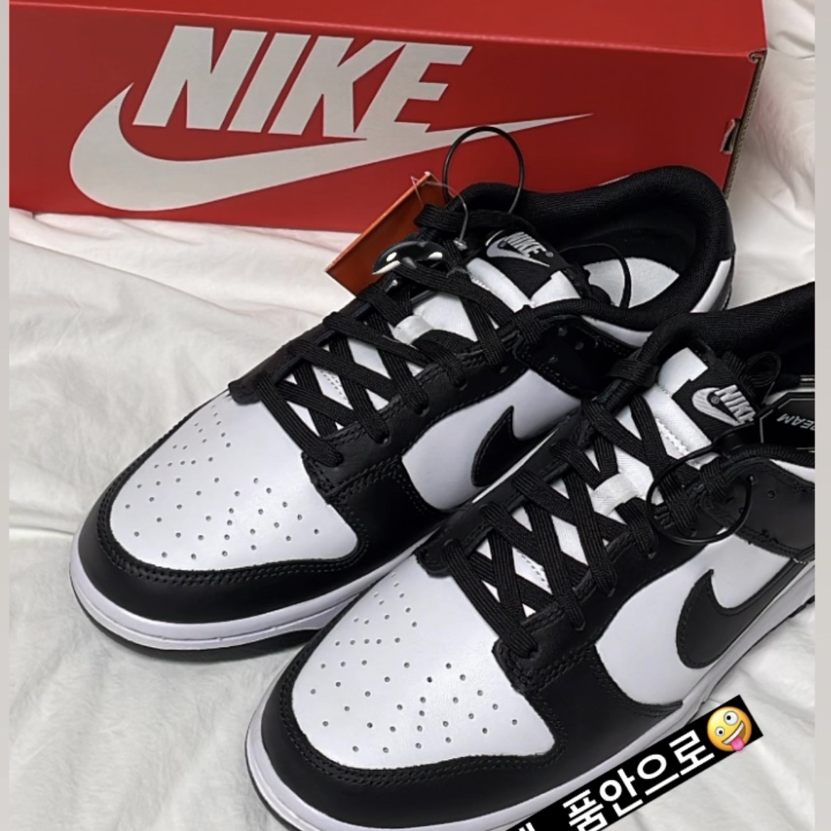 Nike Dunk Low Retro Black 착용 스타일
