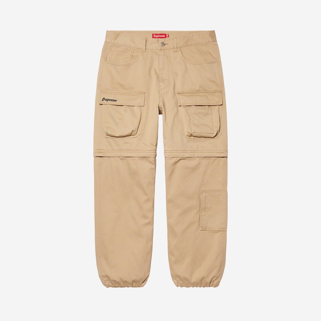 Supreme Zip-Off Utility Pants Khaki - 21FW 상세 이미지 1