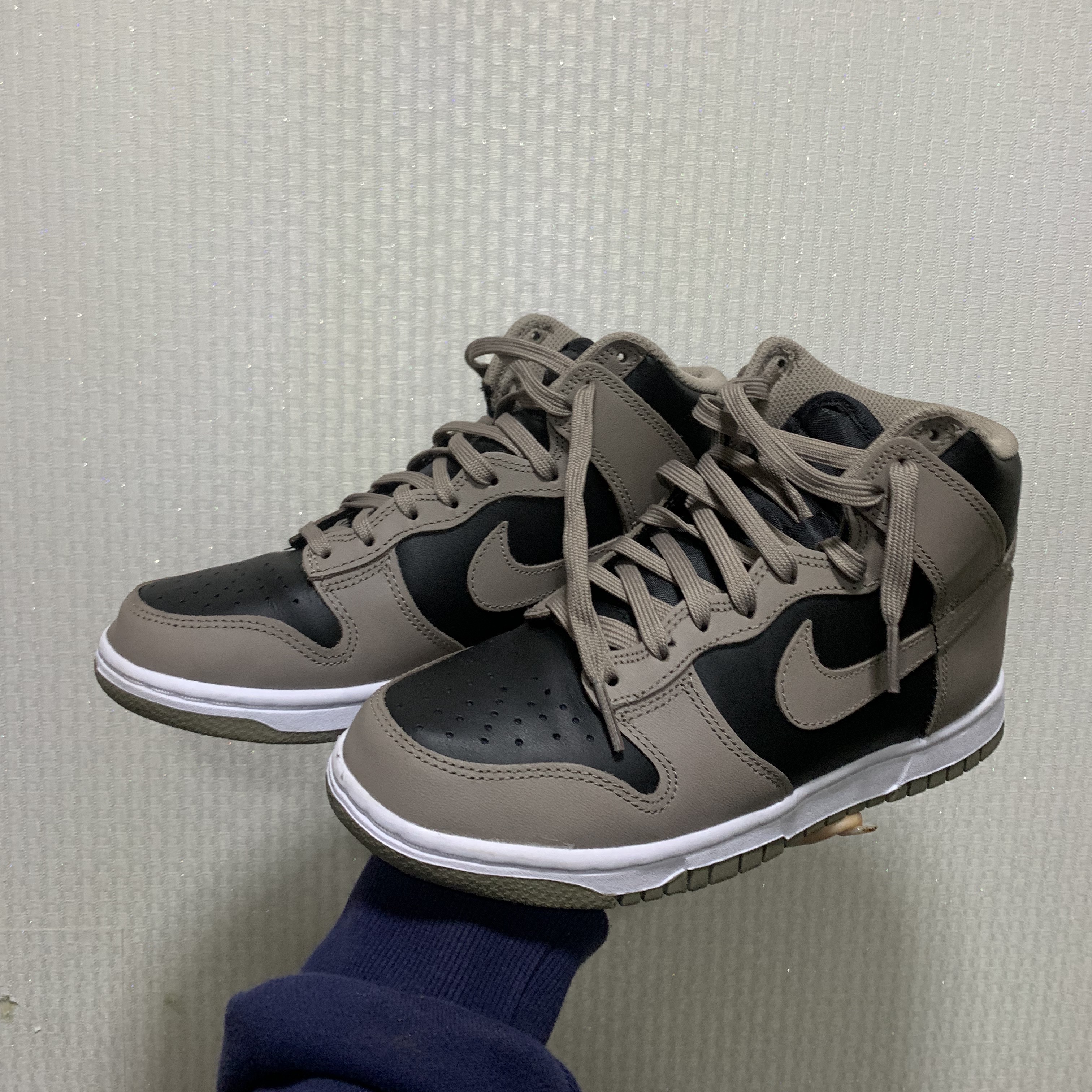 (W) Nike Dunk High Moon Fossil 착용 스타일 - 2