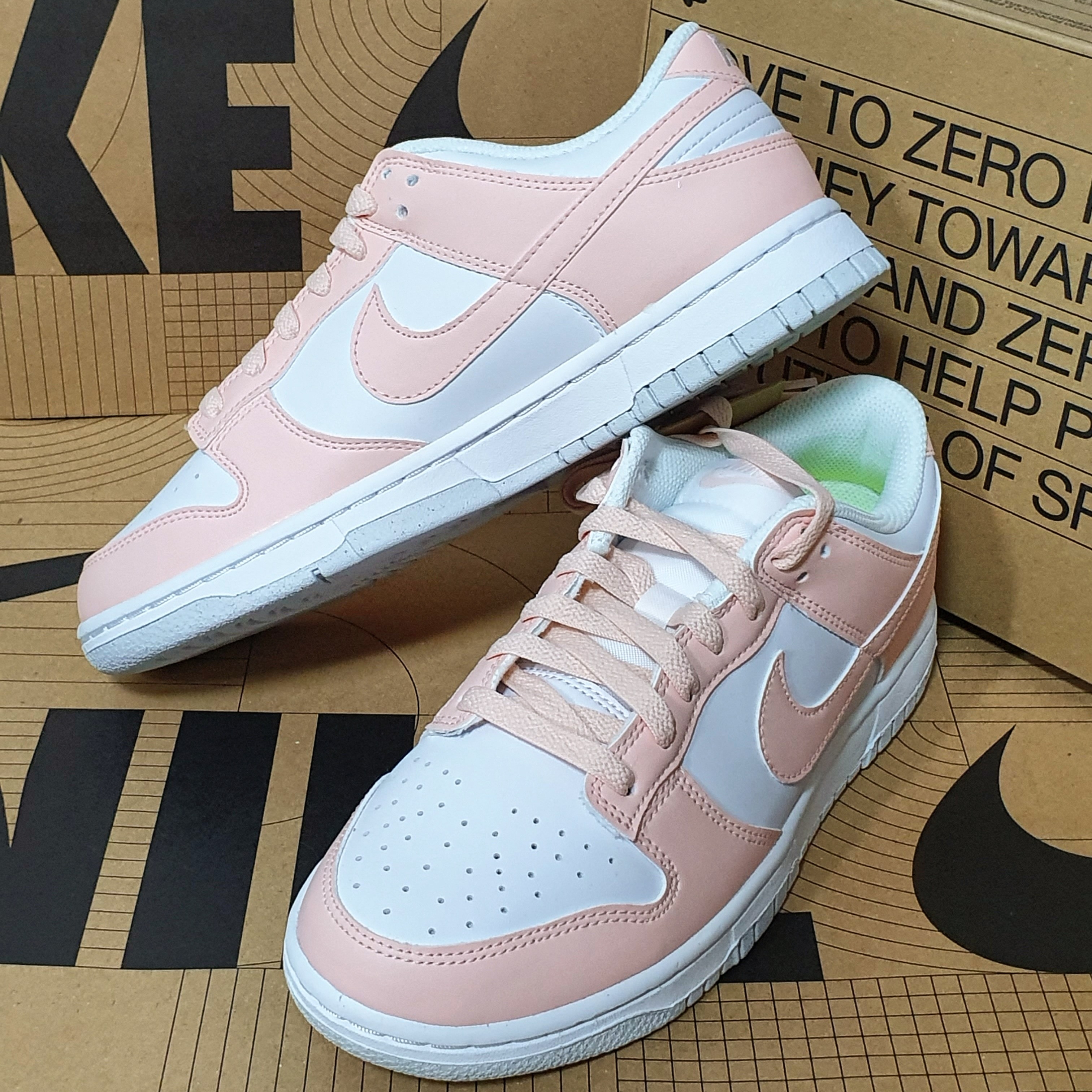 (W) Nike Dunk Low Next Nature Pale Coral 착용 스타일