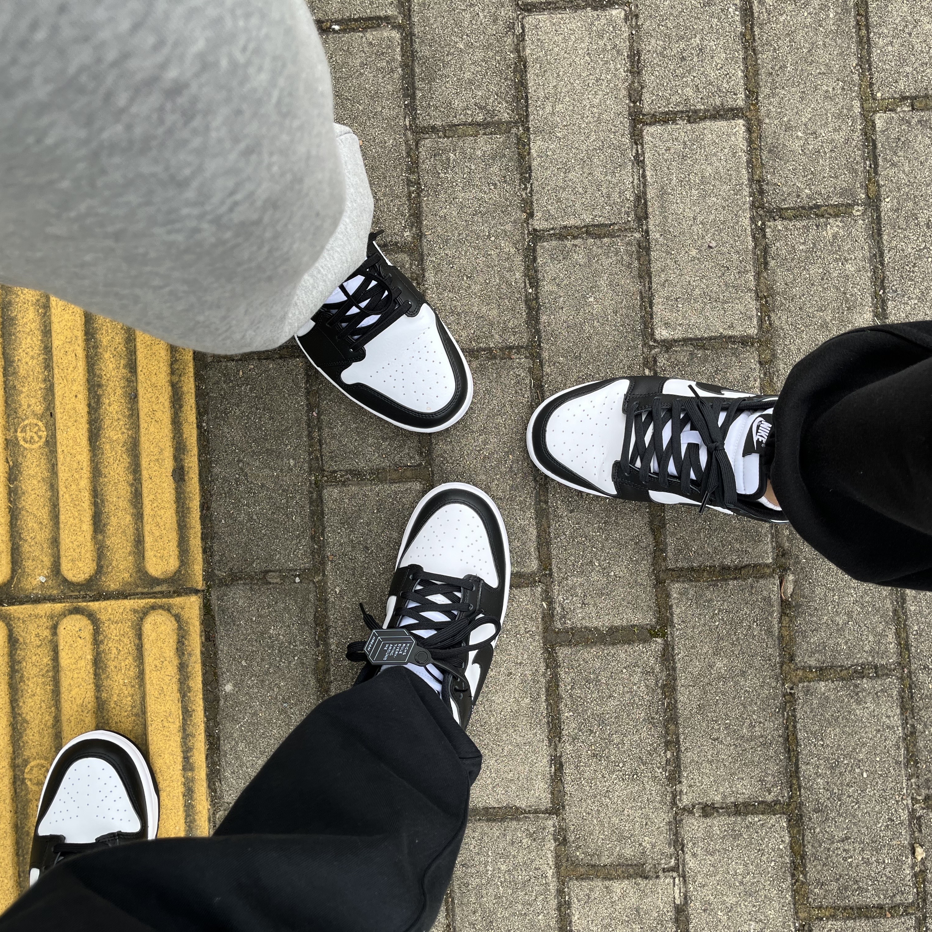 Nike Dunk Low Retro Black, (W) Nike Dunk Low Black 착용 스타일