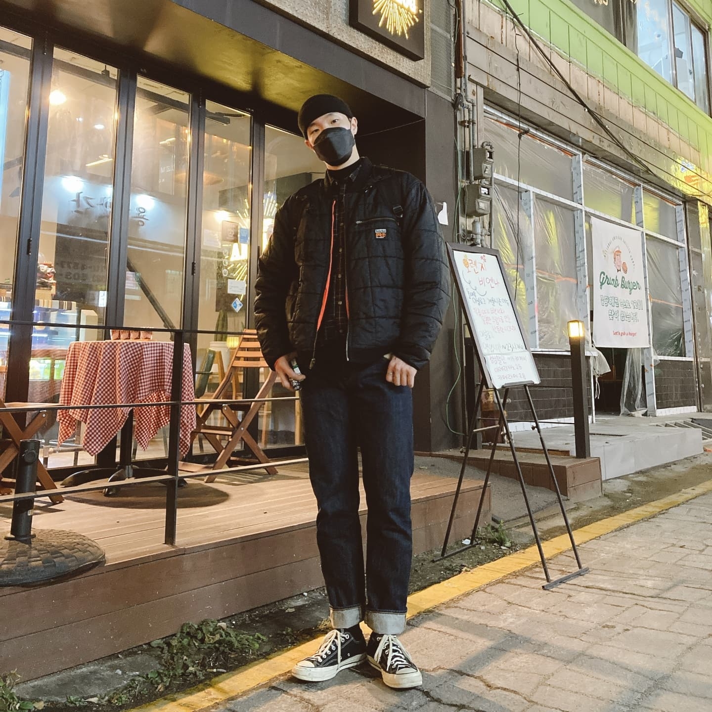 Converse Chuck 70 Ox Black - Standard 착용 스타일 - 2