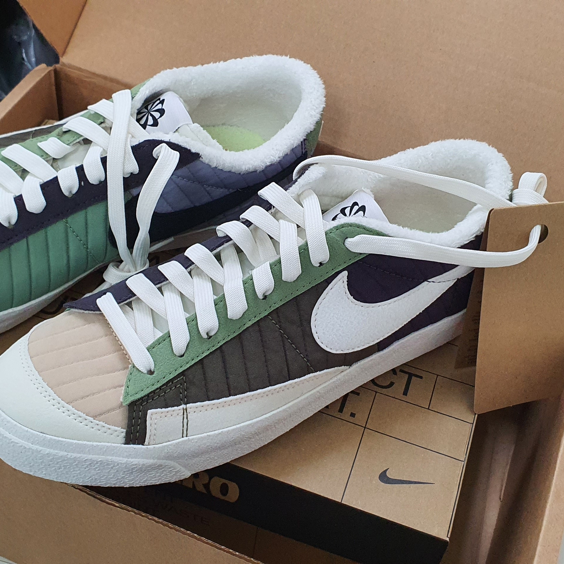 Nike Blazer Low '77 Premium Next Nature Cave Purple Sail 착용 스타일 - 1