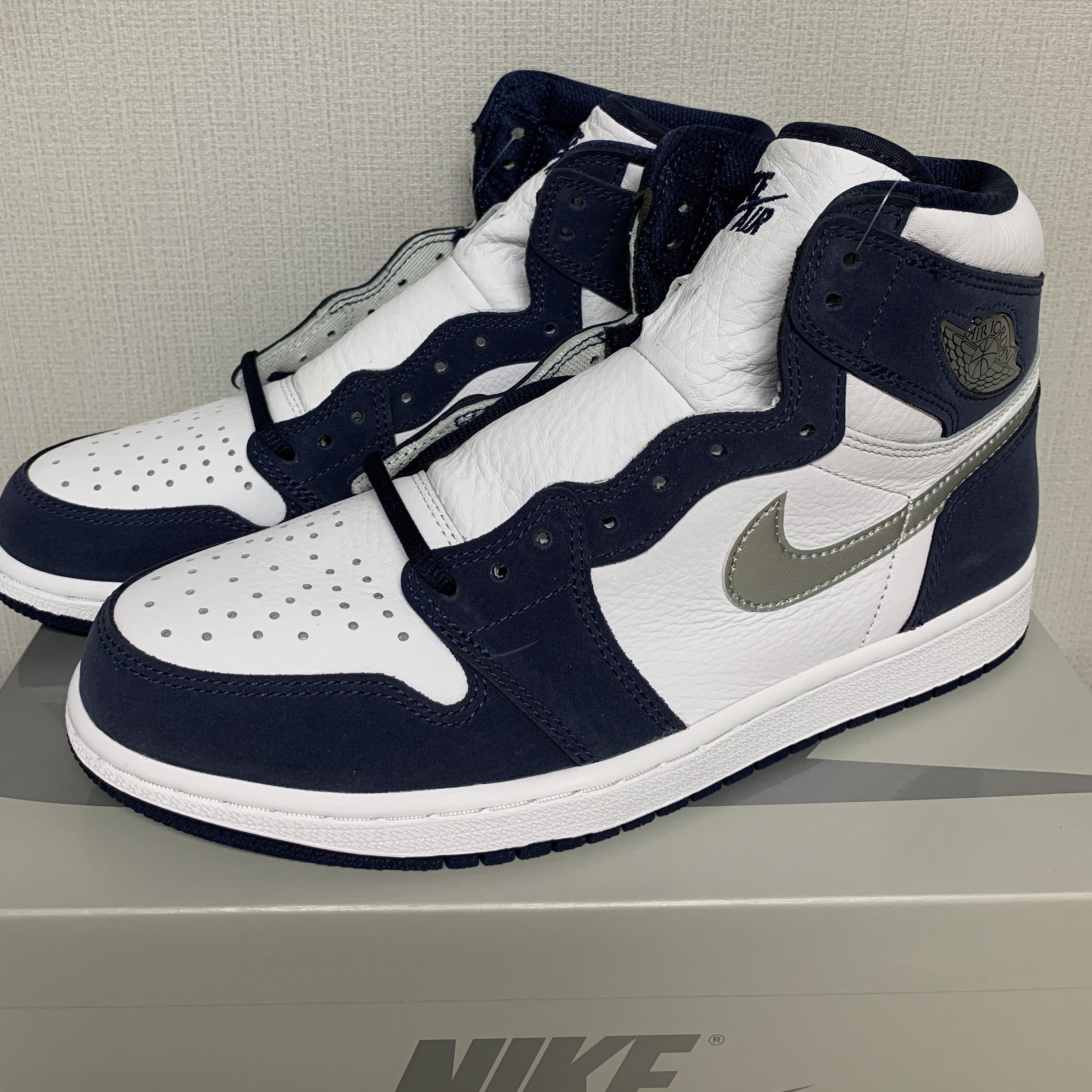 Jordan 1 Retro High OG CO.JP Midnight Navy 착용 스타일