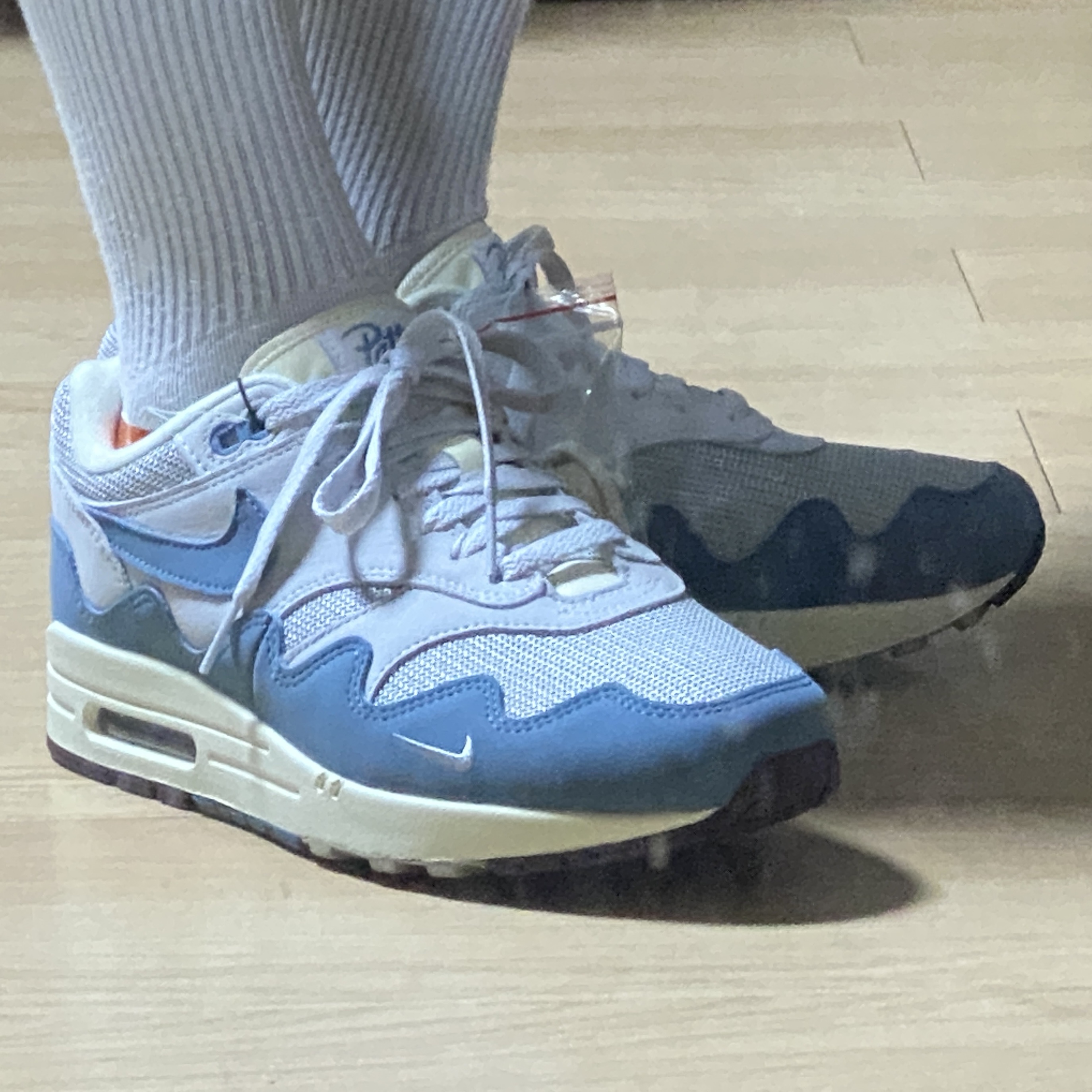 Nike x Patta Air Max 1 Noise Aqua 착용 스타일