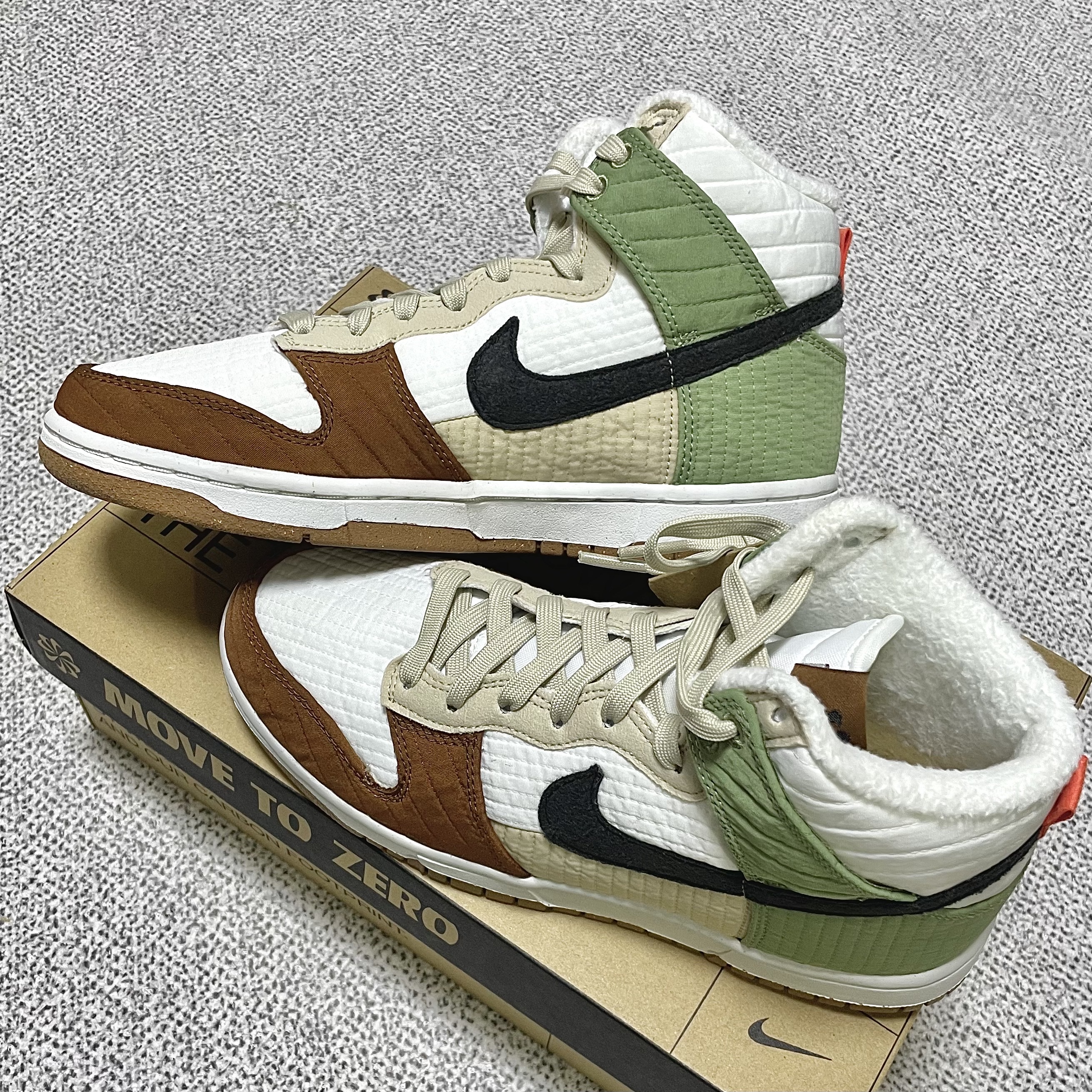 (W) Nike Dunk High Next Nature Summit White 착용 스타일
