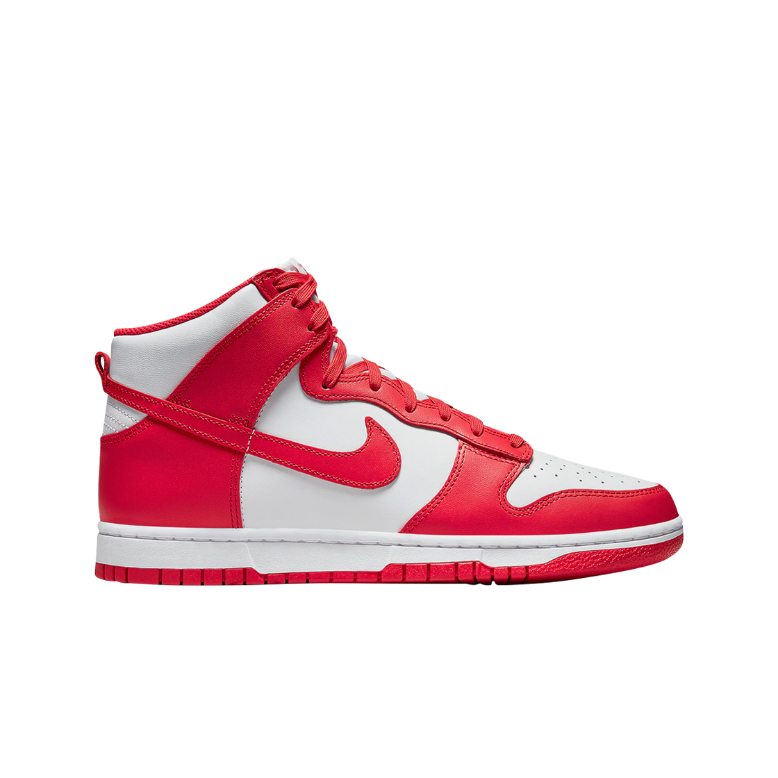 나이키 덩크 하이 레트로 챔피언쉽 화이트 앤 레드(Nike Dunk High Retro Championship White and Red)