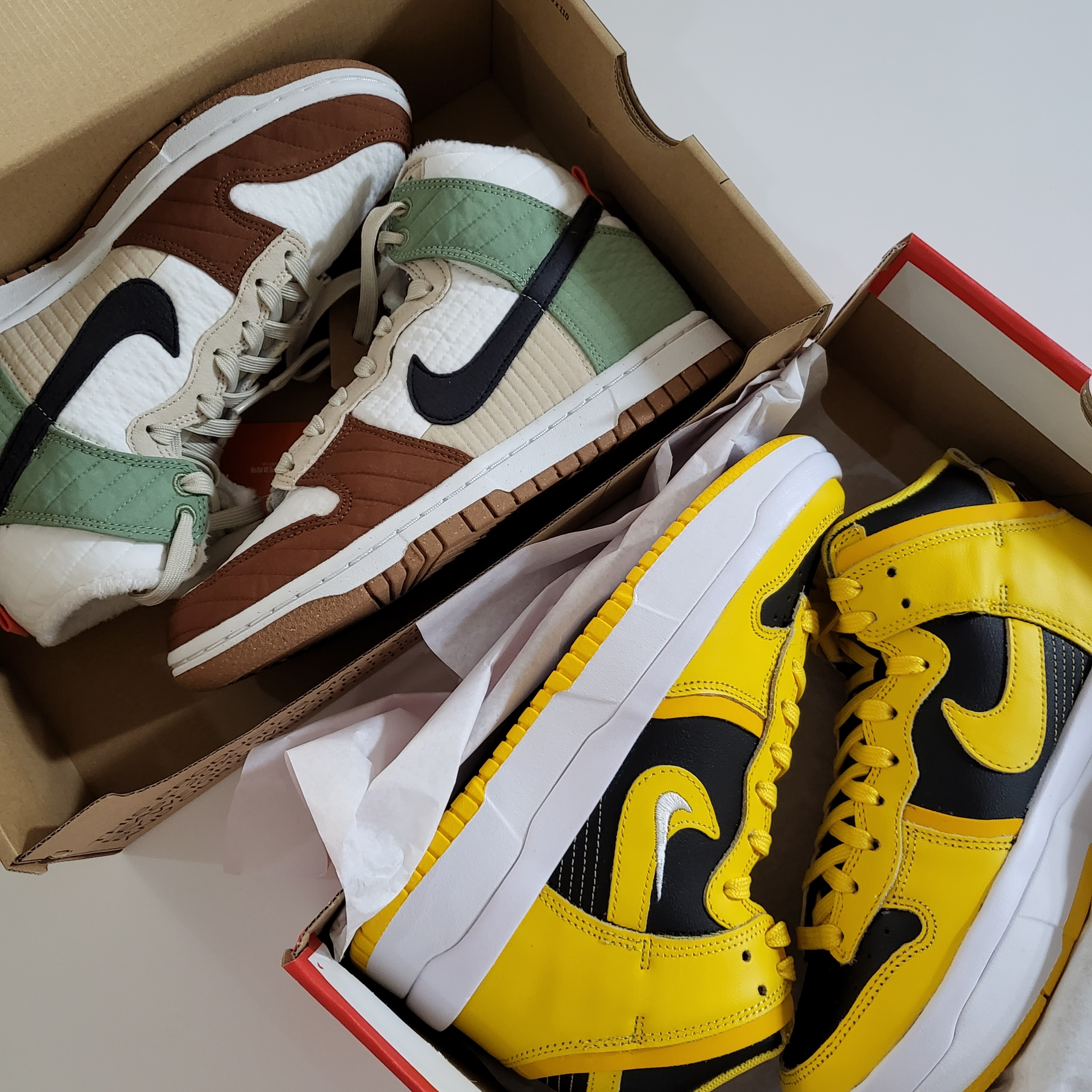 (W) Nike Dunk High Next Nature Summit White 착용 스타일